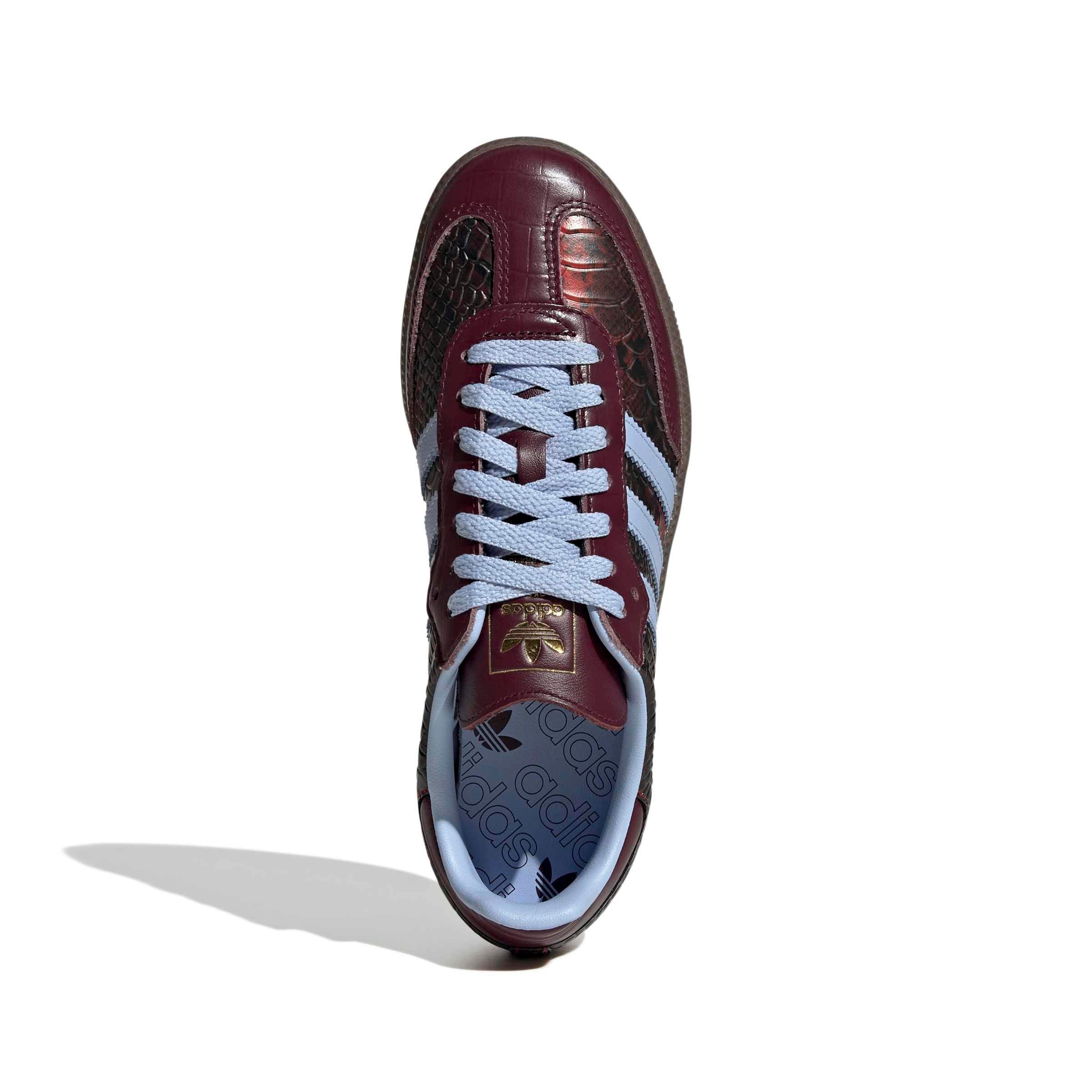 adidas Originals Samba OG "Maroon/Blue Dawn/Gold Metallic" Women's Shoe - MAROON