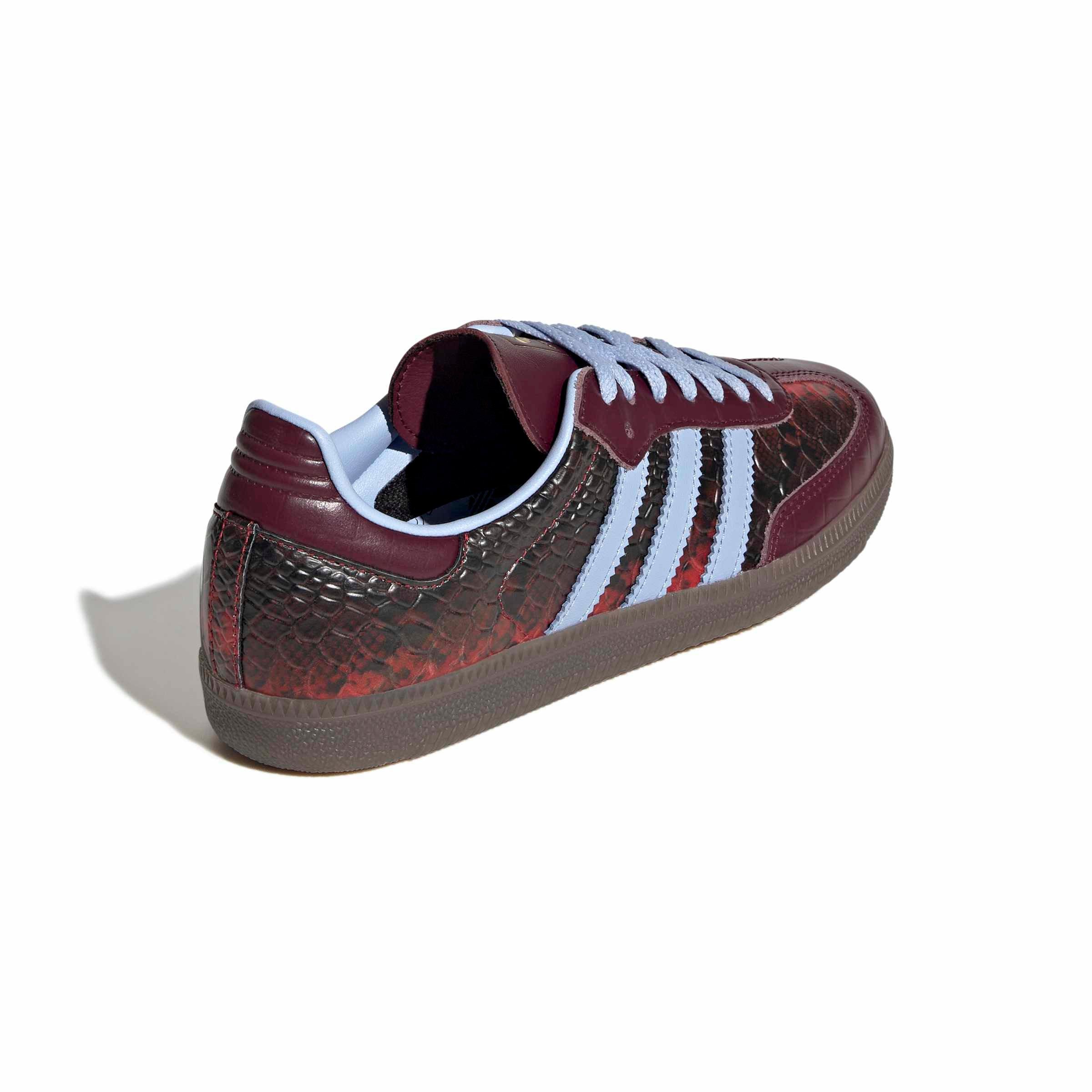 adidas Originals Samba OG "Maroon/Blue Dawn/Gold Metallic" Women's Shoe - MAROON