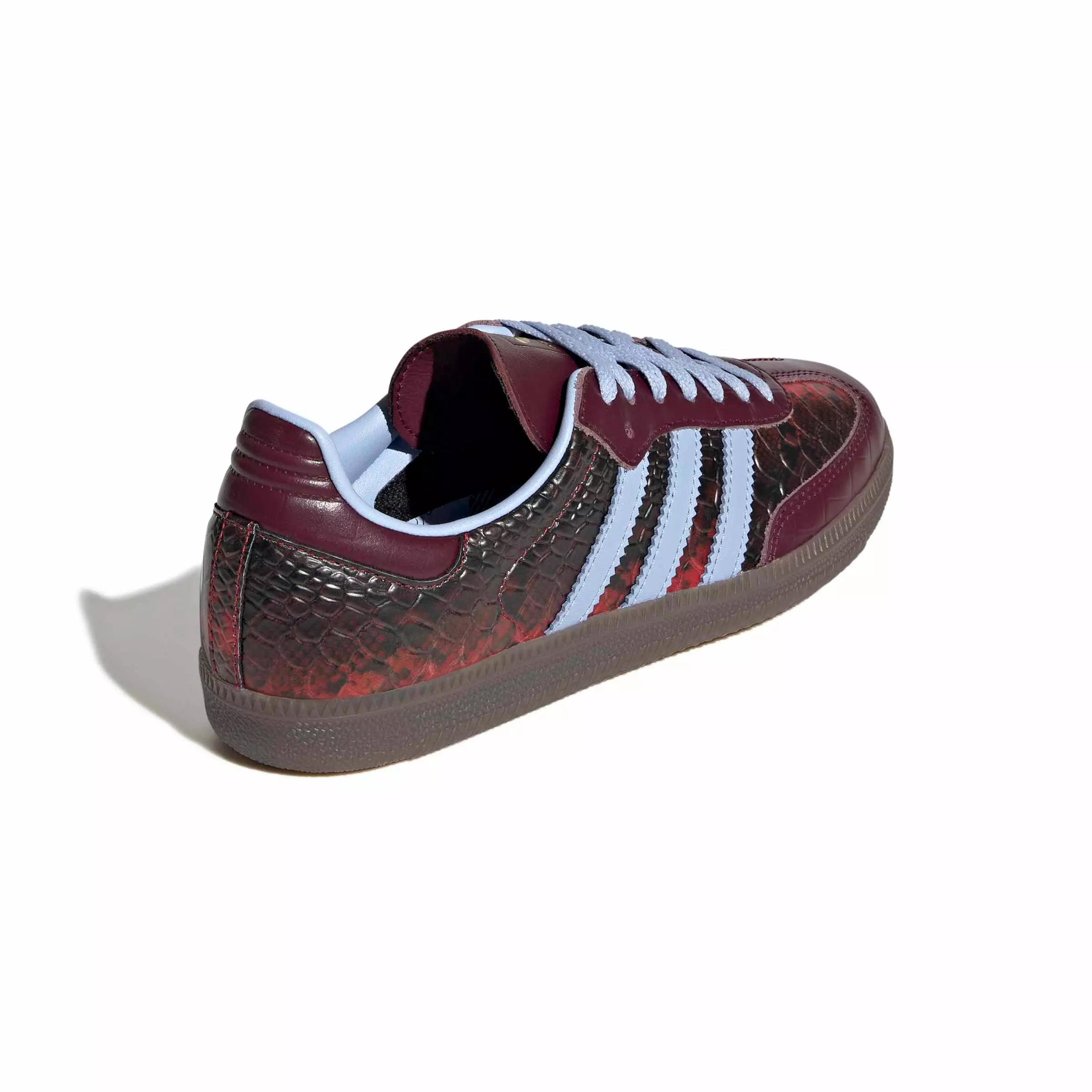 adidas Originals Samba OG "Maroon/Blue Dawn/Gold Metallic" Women's Shoe - MAROON