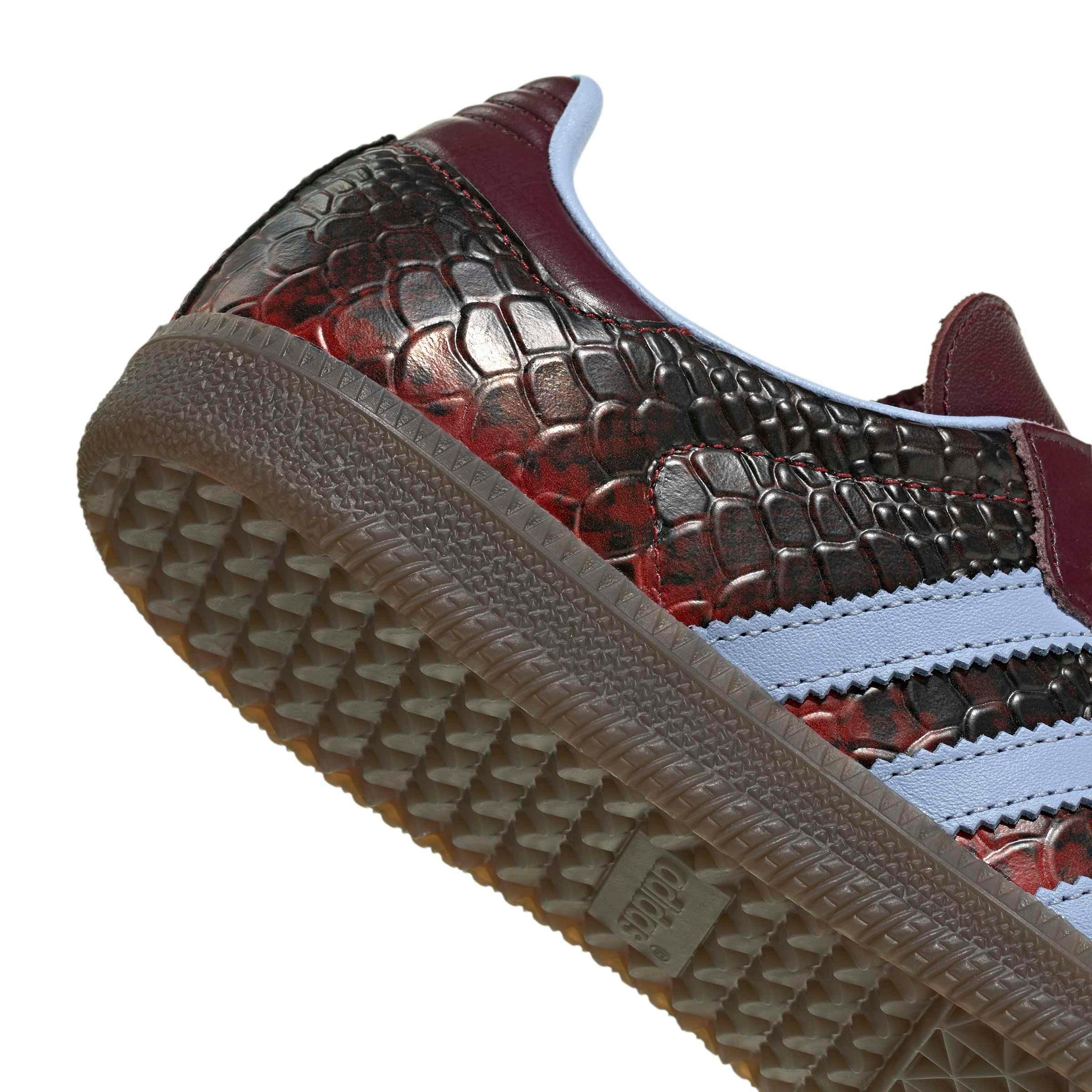 adidas Originals Samba OG "Maroon/Blue Dawn/Gold Metallic" Women's Shoe - MAROON