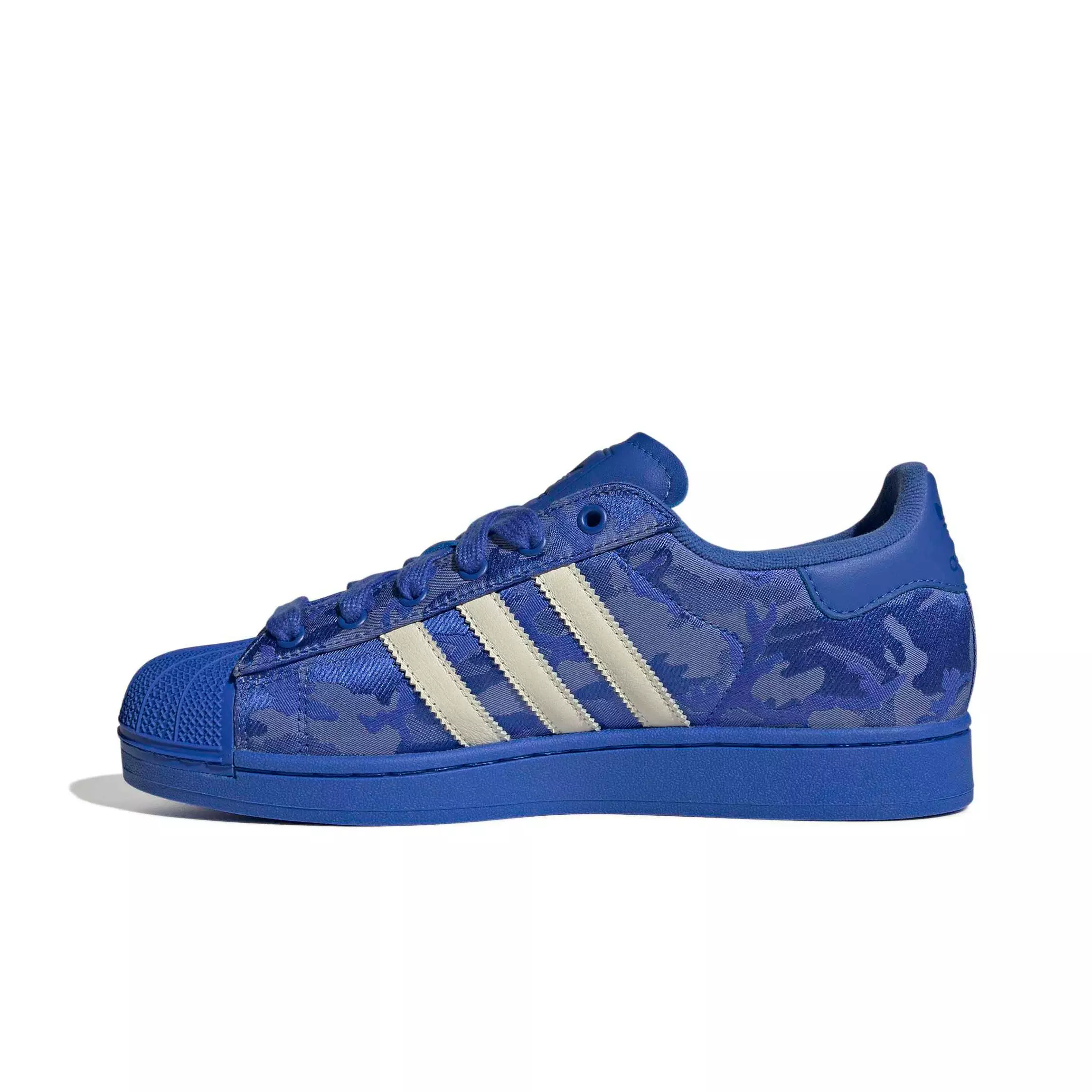 adidas Originals Superstar II "Hi-Res Blue/Off White/Silver Metallic" Men's Shoe - WHITE/BLUE/SILVER