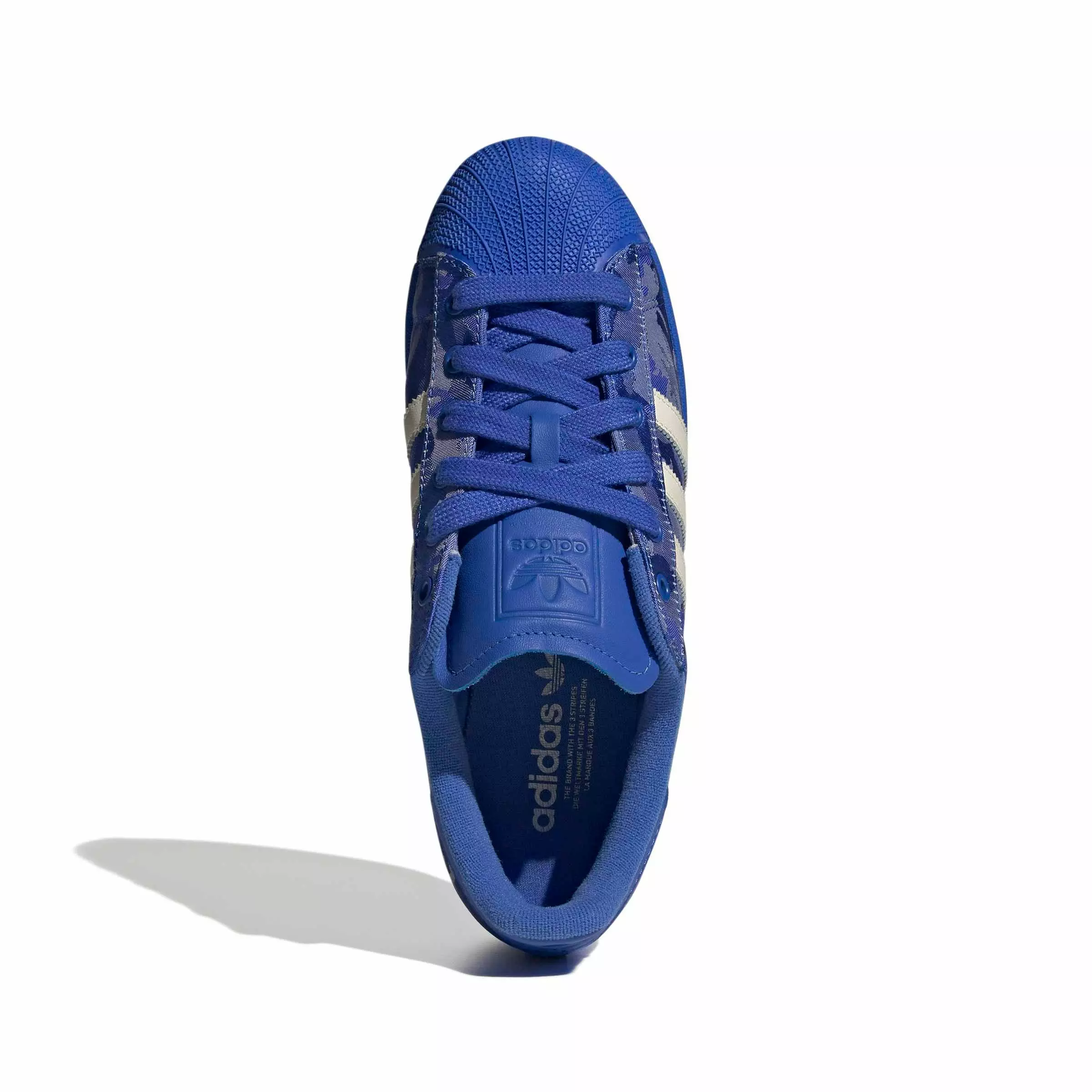 adidas Originals Superstar II "Hi-Res Blue/Off White/Silver Metallic" Men's Shoe - WHITE/BLUE/SILVER