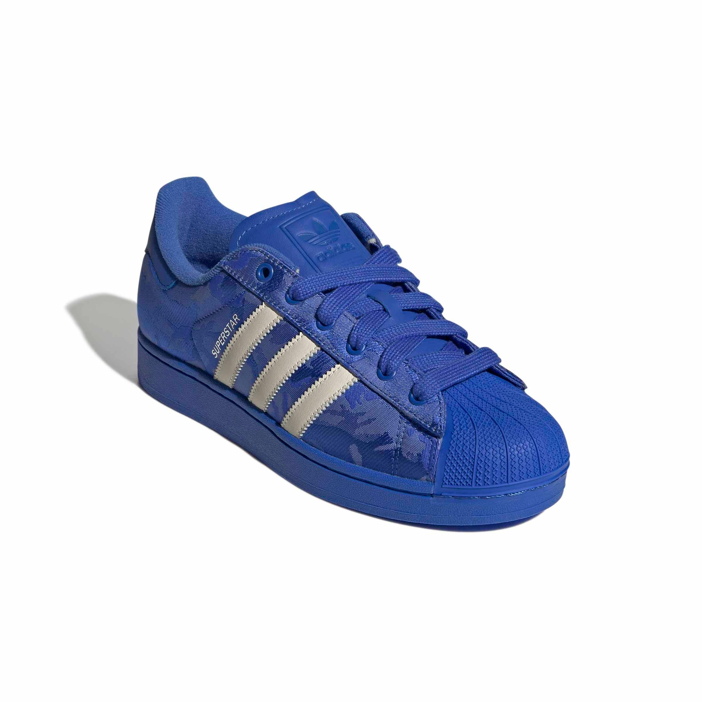 adidas Originals Superstar II "Hi-Res Blue/Off White/Silver Metallic" Men's Shoe - WHITE/BLUE/SILVER Thumbnail View 5