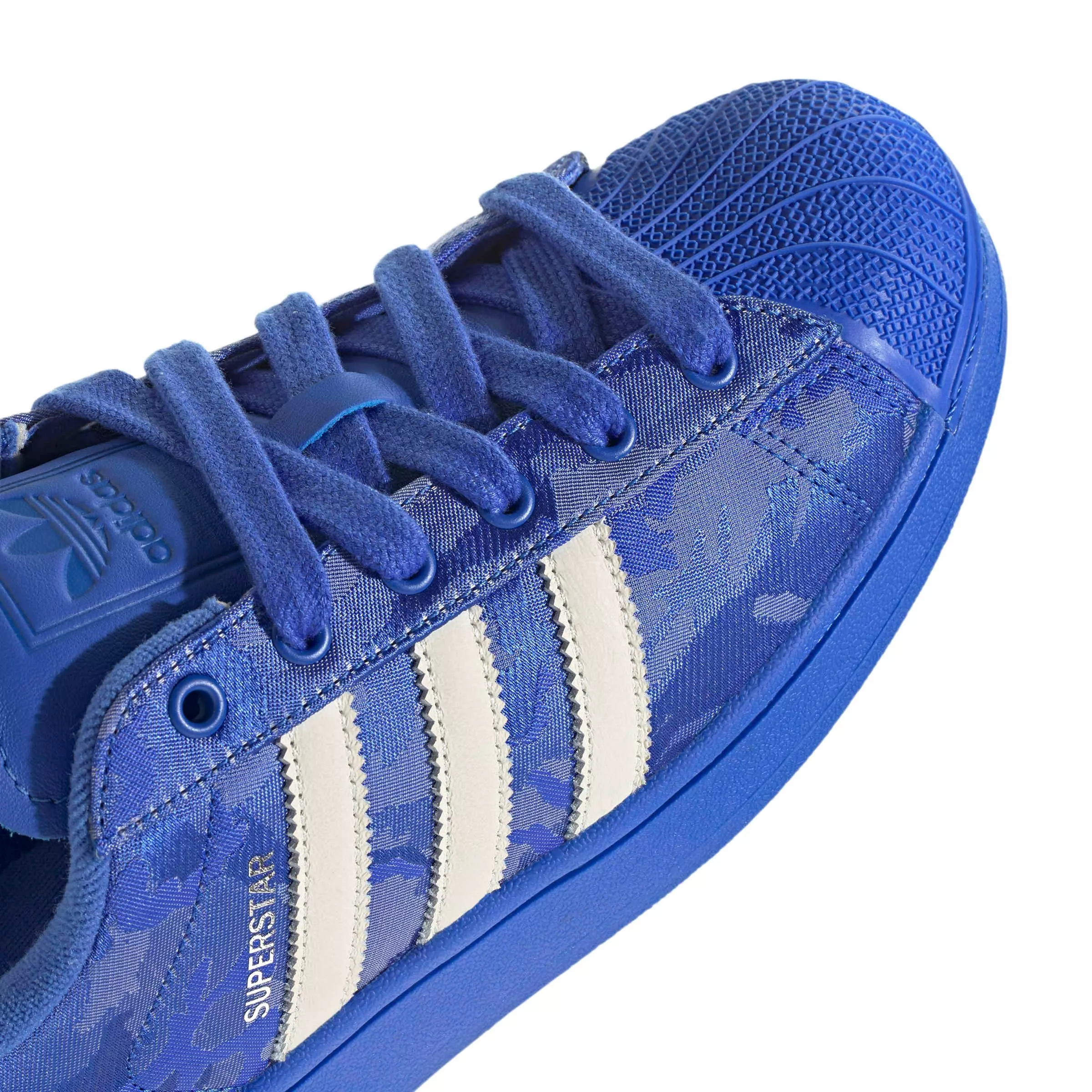 adidas Originals Superstar II "Hi-Res Blue/Off White/Silver Metallic" Men's Shoe - WHITE/BLUE/SILVER