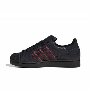 adidas Originals Superstar II "Core Black/Team Victory Red/Utility Black" Men's Shoe - BLACK/RED
