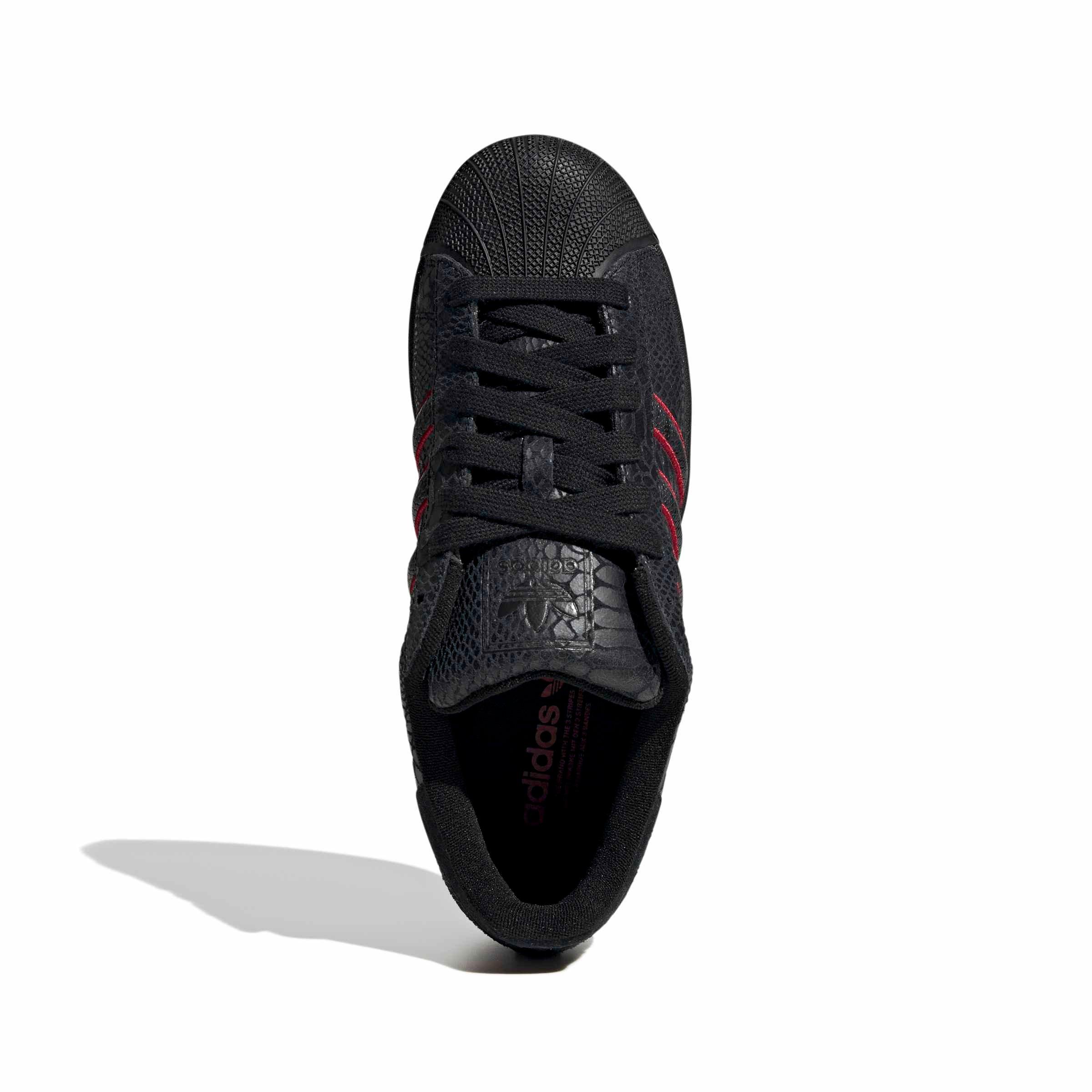 adidas Originals Superstar II "Core Black/Team Victory Red/Utility Black" Men's Shoe - BLACK/RED Thumbnail View 3