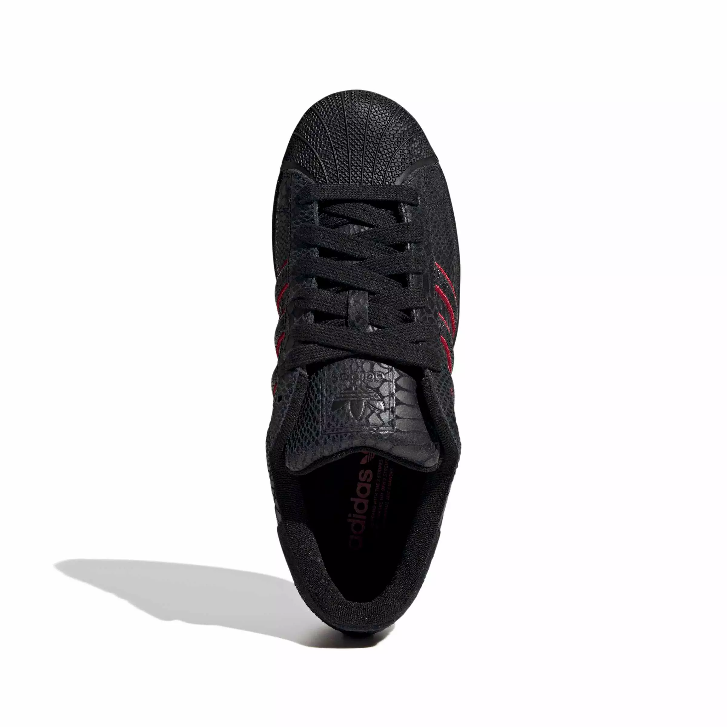 adidas Originals Superstar II "Core Black/Team Victory Red/Utility Black" Men's Shoe - BLACK/RED