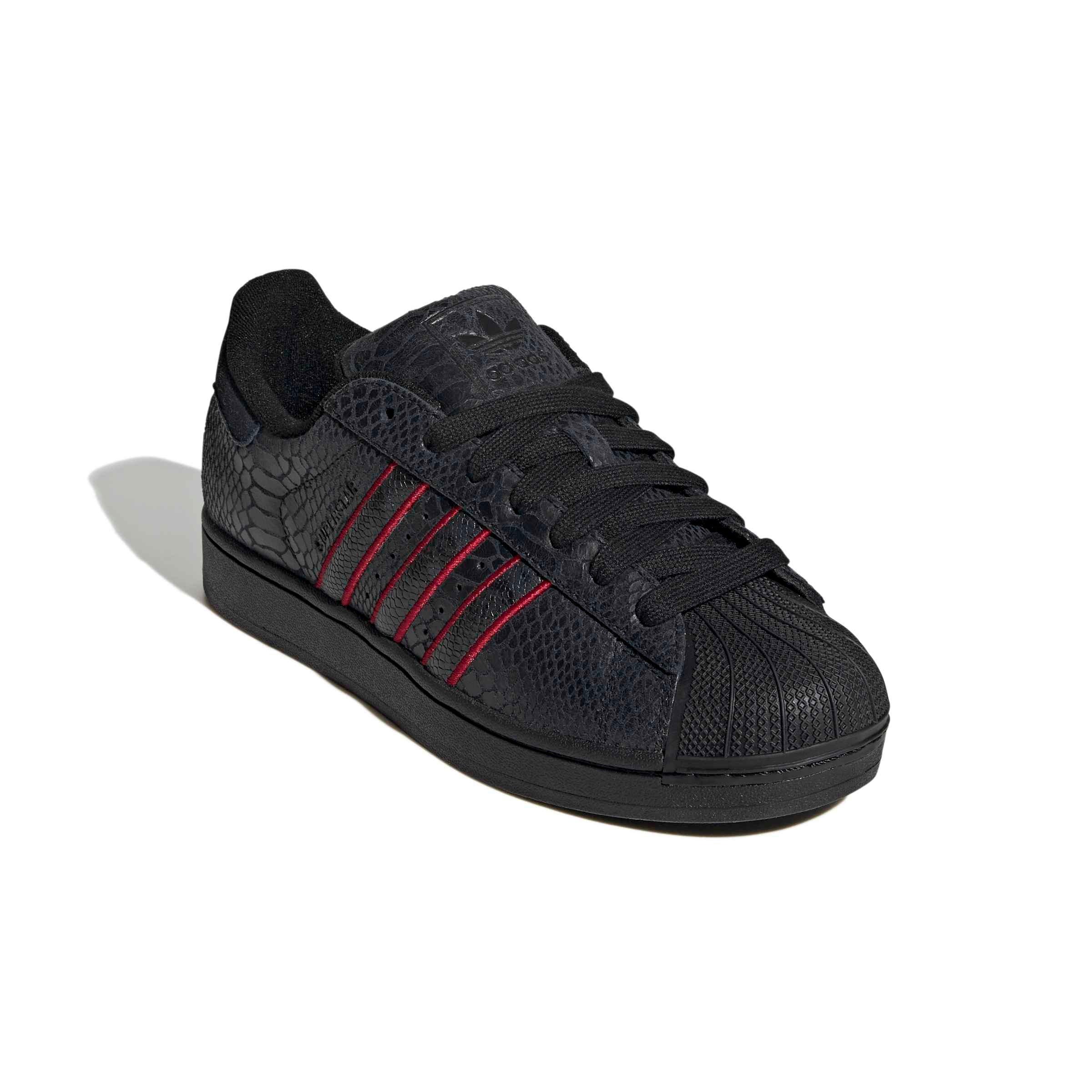 adidas Originals Superstar II "Core Black/Team Victory Red/Utility Black" Men's Shoe - BLACK/RED Thumbnail View 5