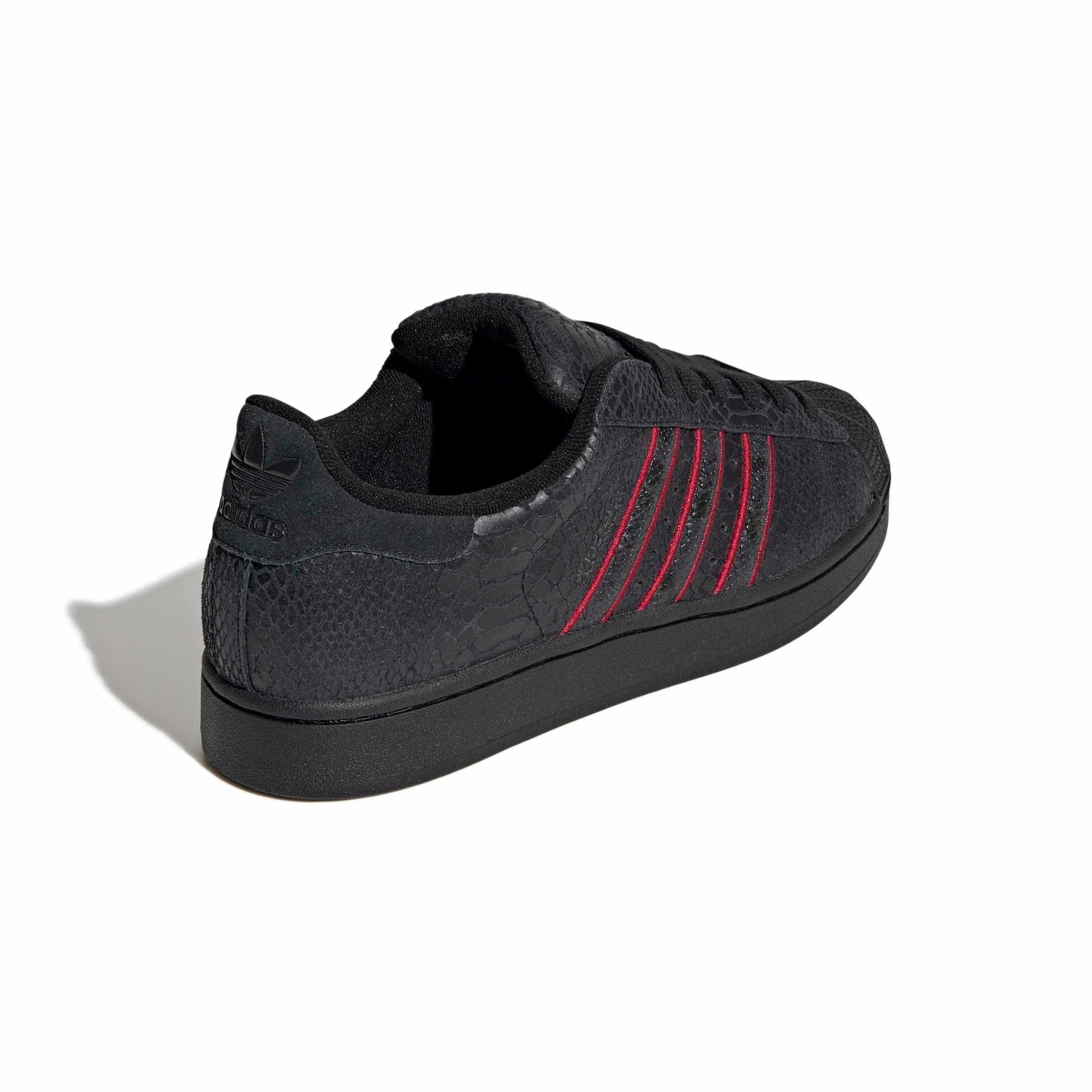adidas Originals Superstar II "Core Black/Team Victory Red/Utility Black" Men's Shoe - BLACK/RED Thumbnail View 6