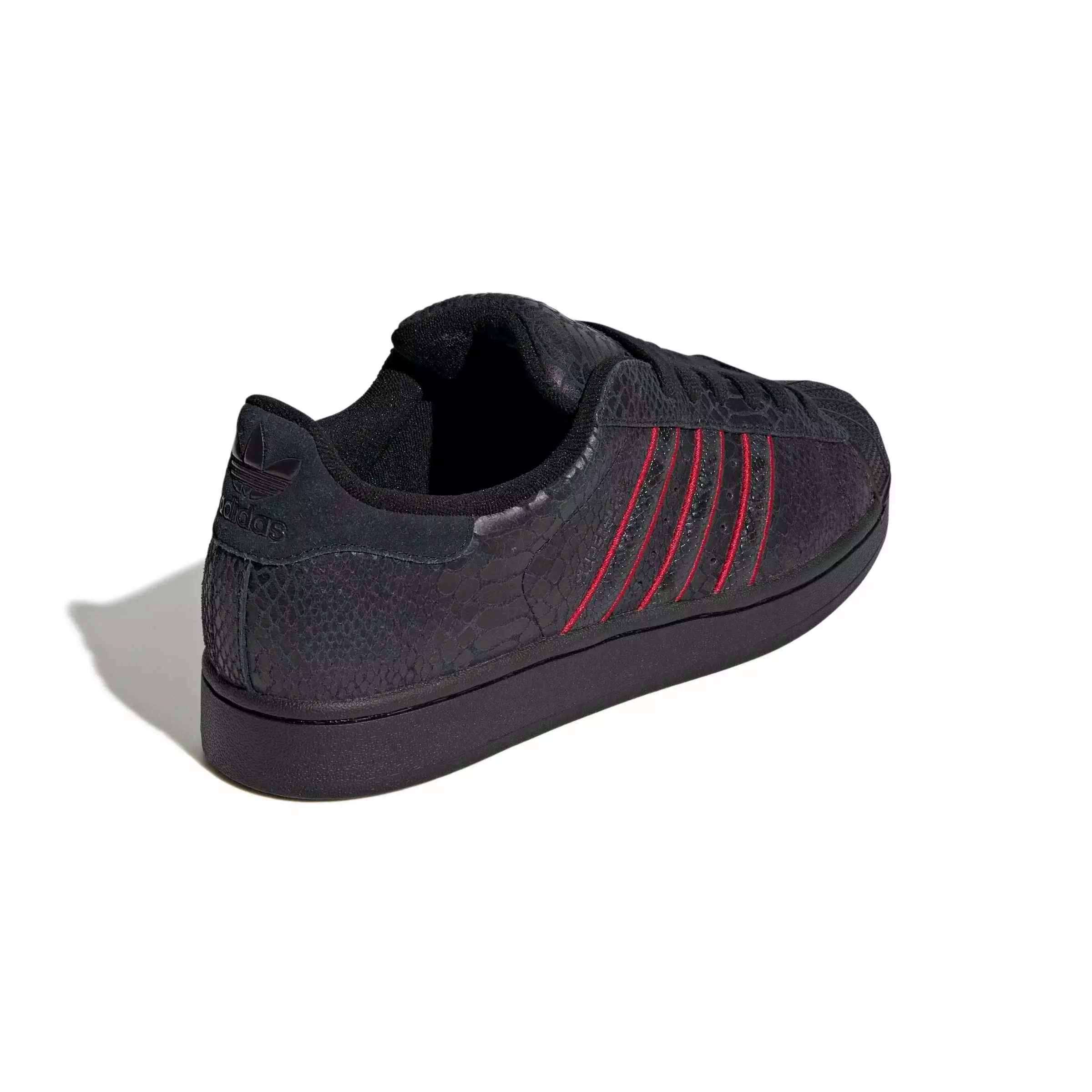 adidas Originals Superstar II "Core Black/Team Victory Red/Utility Black" Men's Shoe - BLACK/RED