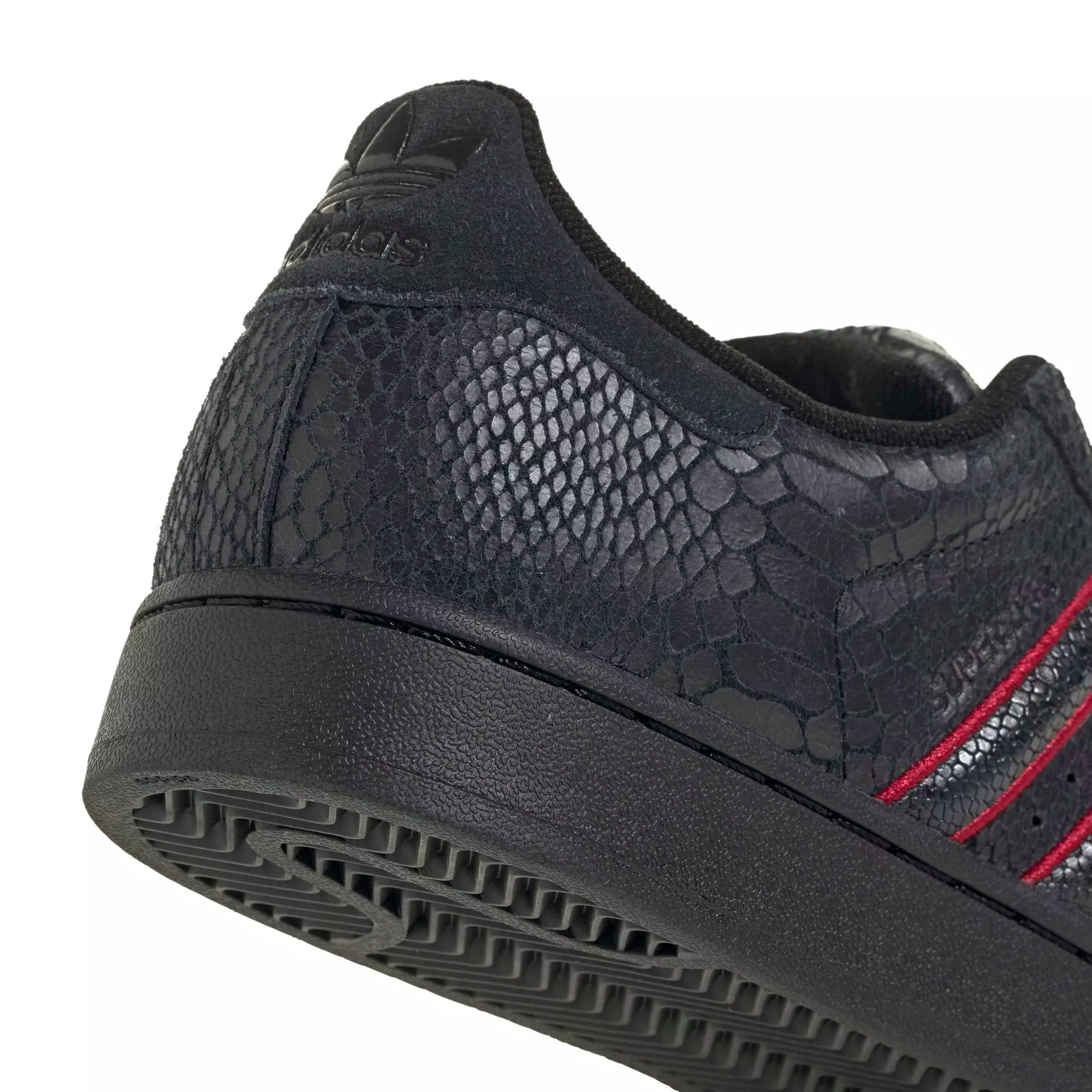 adidas Originals Superstar II "Core Black/Team Victory Red/Utility Black" Men's Shoe - BLACK/RED