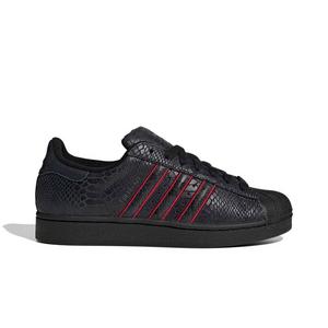 adidas Originals Superstar II "Core Black/Team Victory Red/Utility Black" Men's Shoe - BLACK/RED