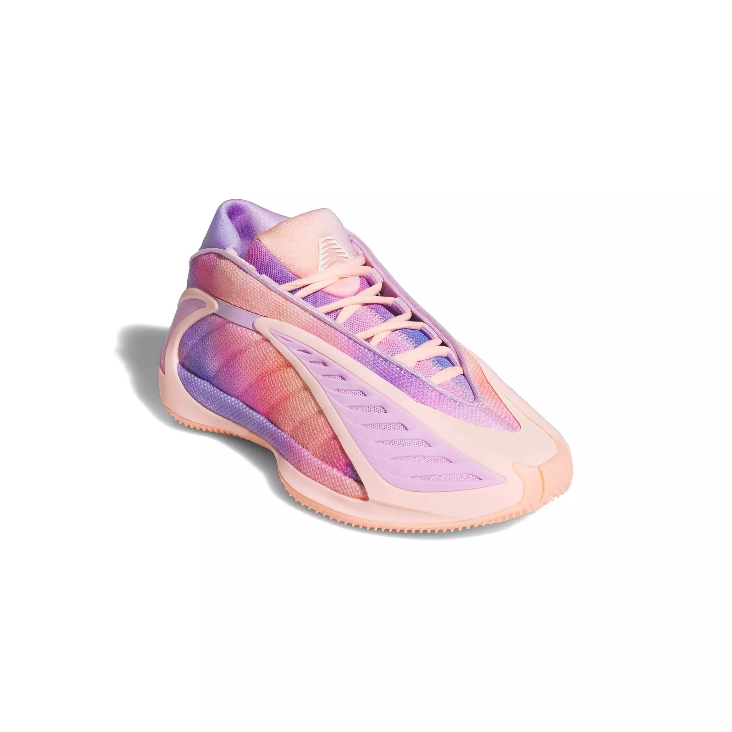adidas Anthony Edwards 2 "WNBA" Grade School Kids' Basketball Shoe - HAZE CORAL/BLISS LILAC/ZERO METALLIC