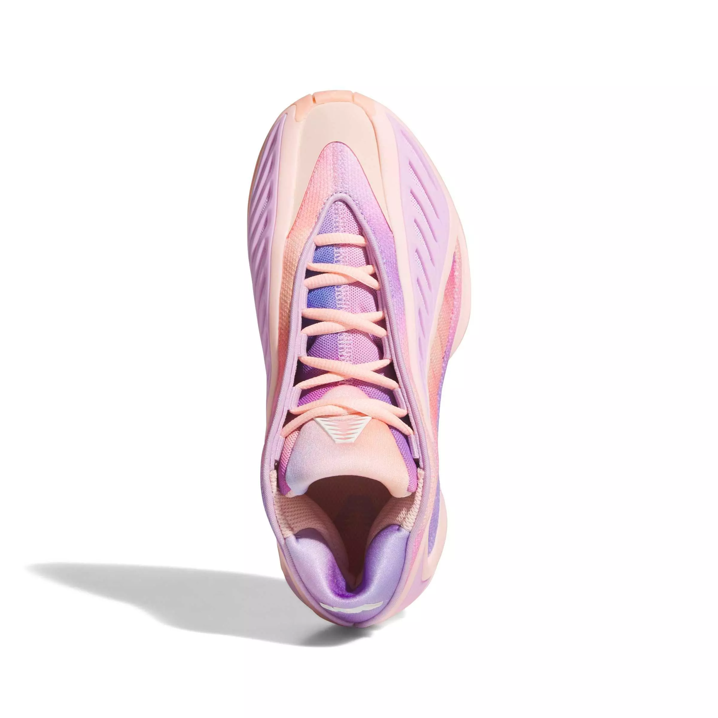 adidas Anthony Edwards 2 "WNBA" Grade School Kids' Basketball Shoe - HAZE CORAL/BLISS LILAC/ZERO METALLIC
