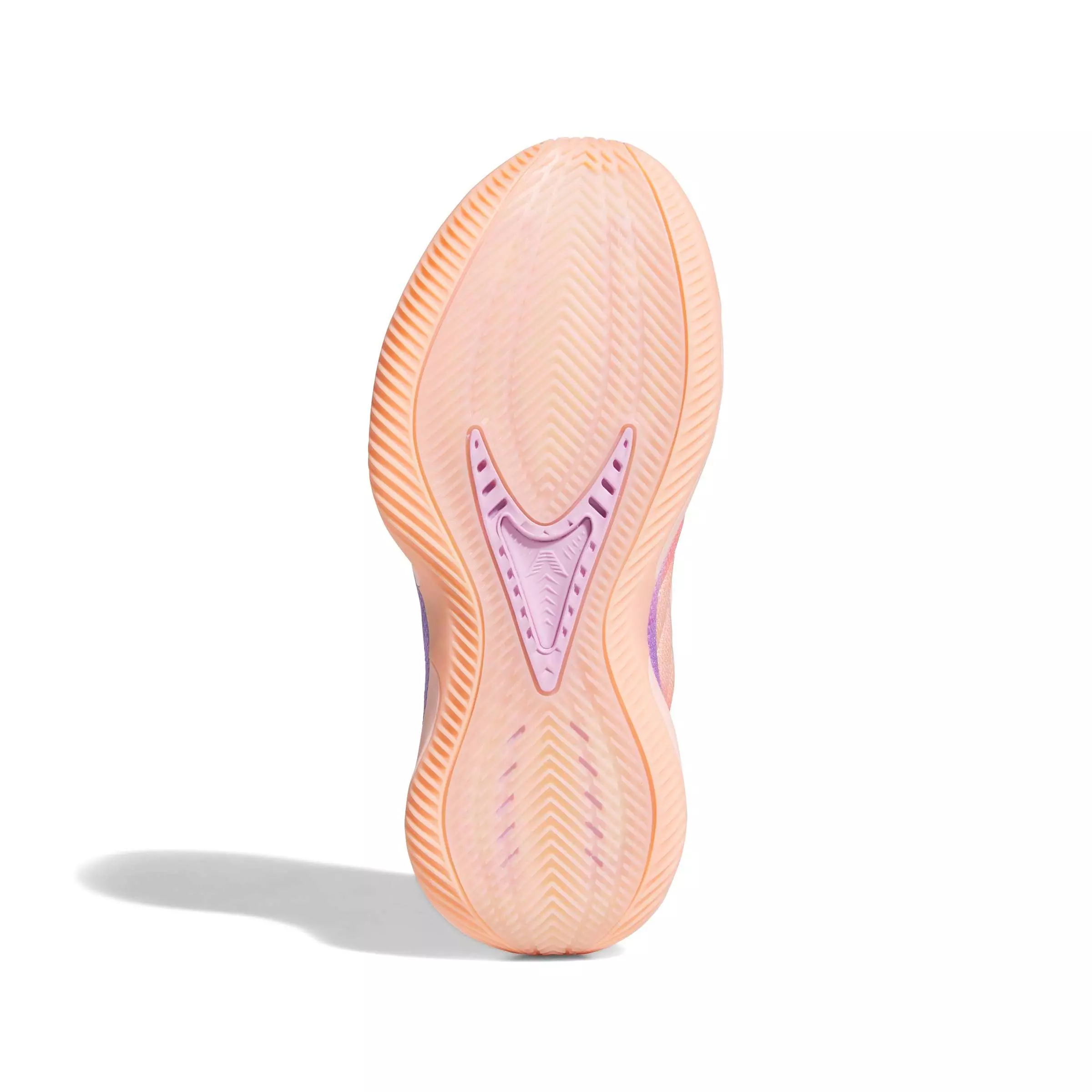 adidas Anthony Edwards 2 "WNBA" Grade School Kids' Basketball Shoe - HAZE CORAL/BLISS LILAC/ZERO METALLIC