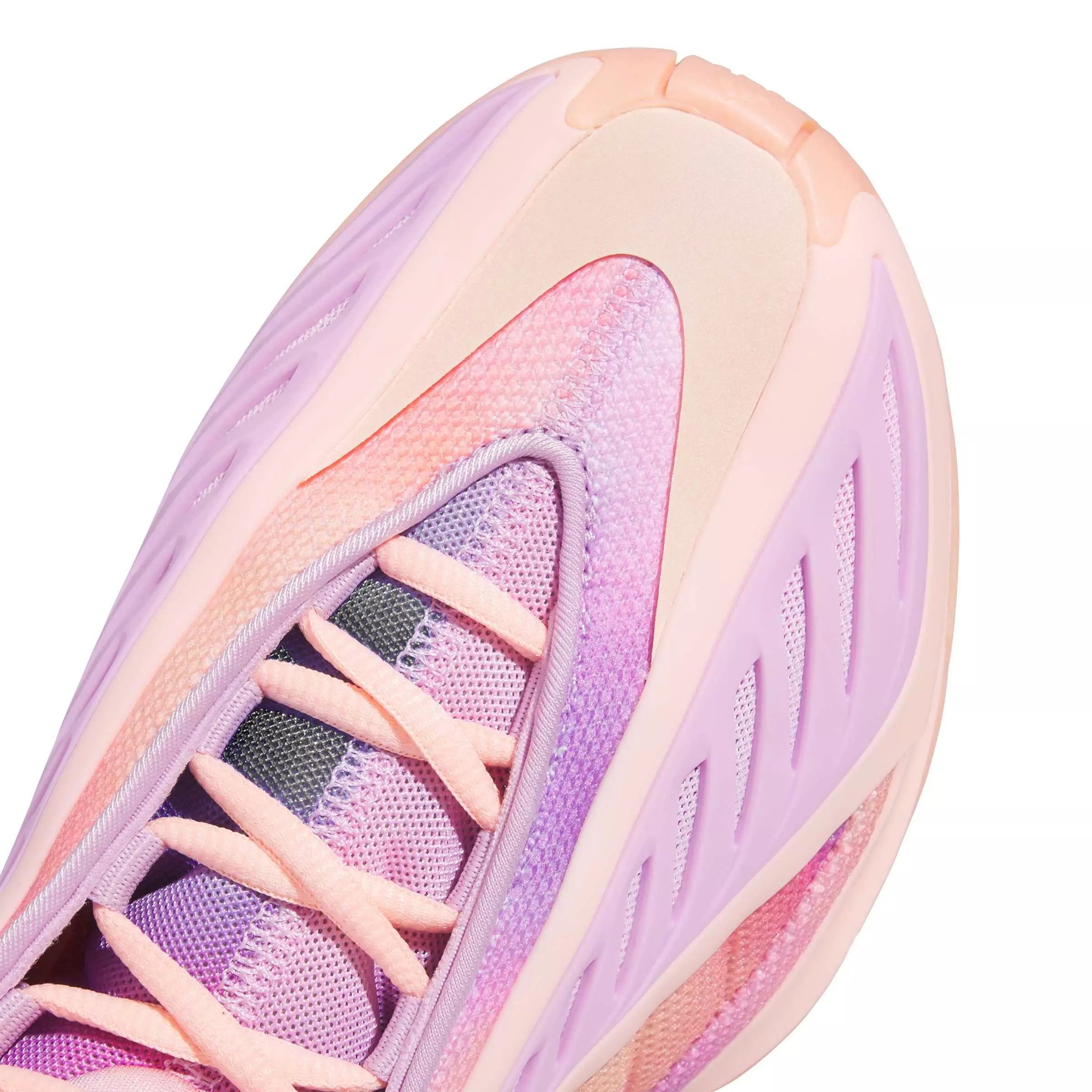 adidas Anthony Edwards 2 "WNBA" Grade School Kids' Basketball Shoe - HAZE CORAL/BLISS LILAC/ZERO METALLIC