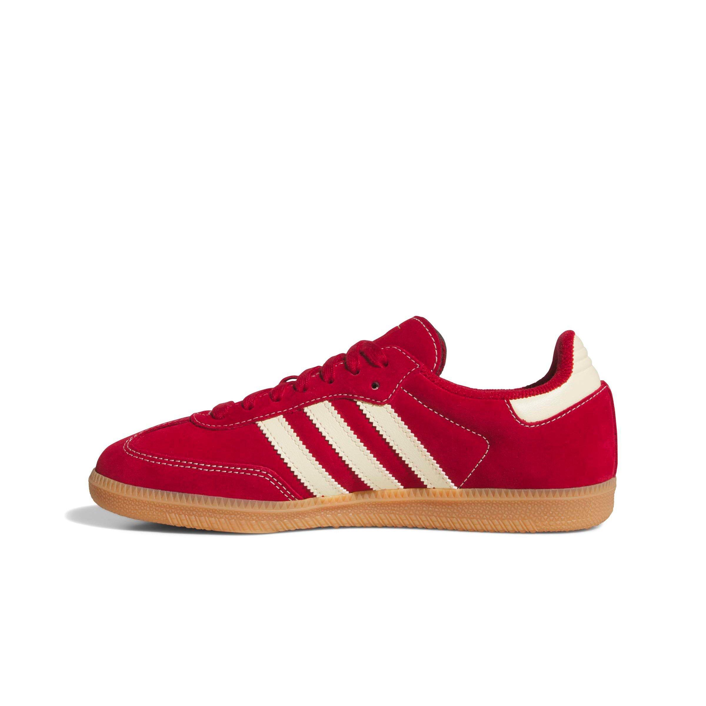 adidas Originals Samba OG "Team Victory Red/Warm Vanilla" Women's Shoe - RED Thumbnail View 2