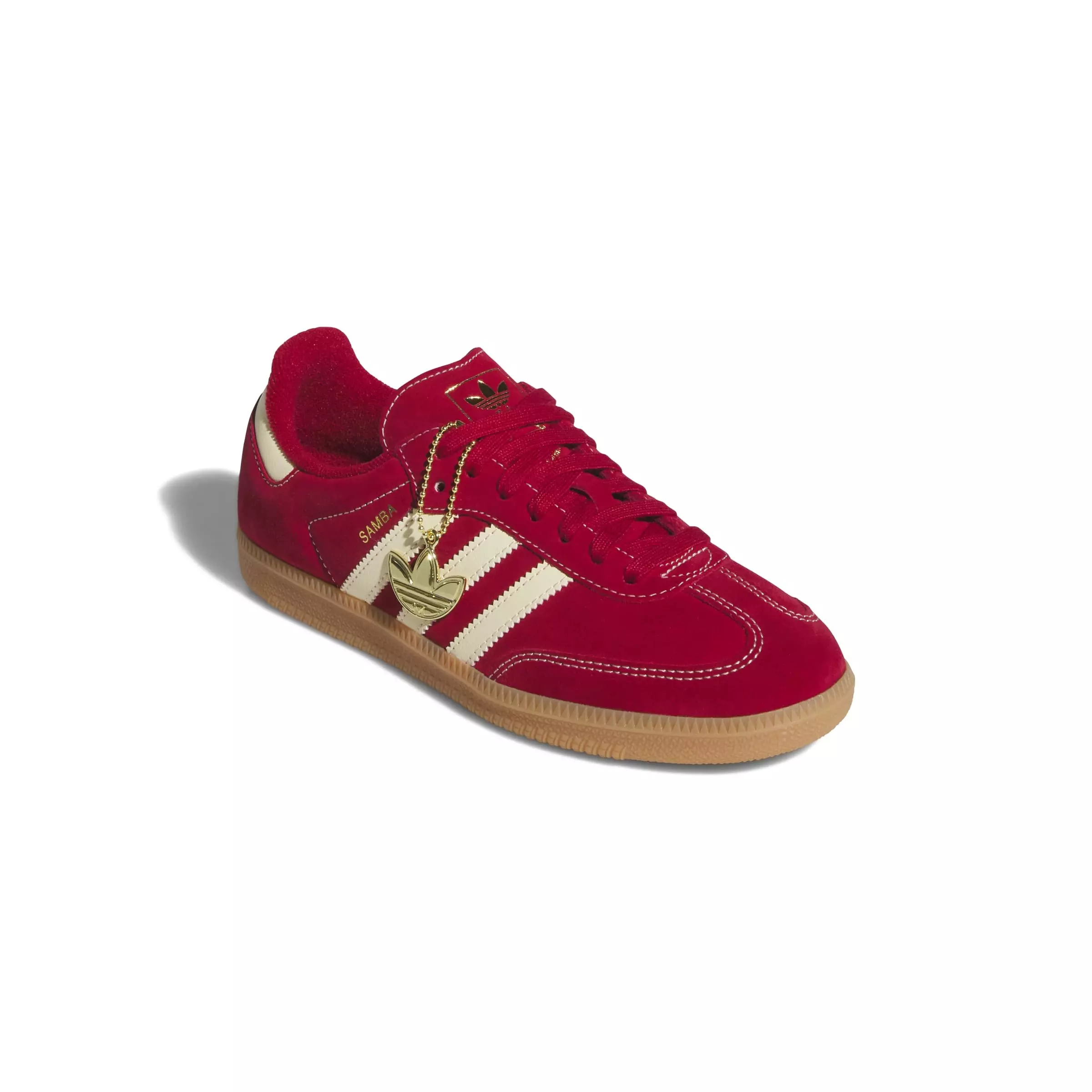 adidas Originals Samba OG "Team Victory Red/Warm Vanilla" Women's Shoe - RED