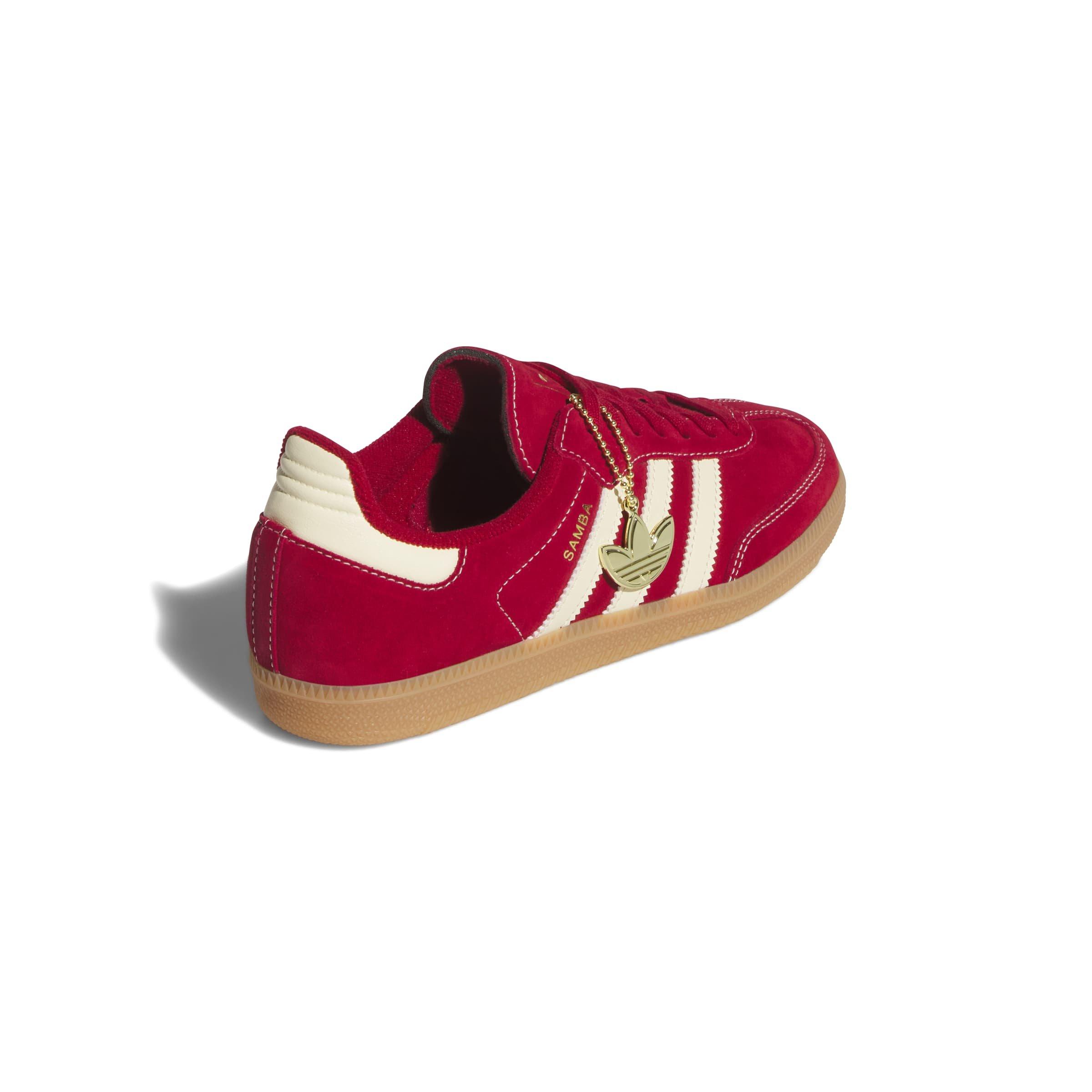 adidas Originals Samba OG "Team Victory Red/Warm Vanilla" Women's Shoe - RED Thumbnail View 6