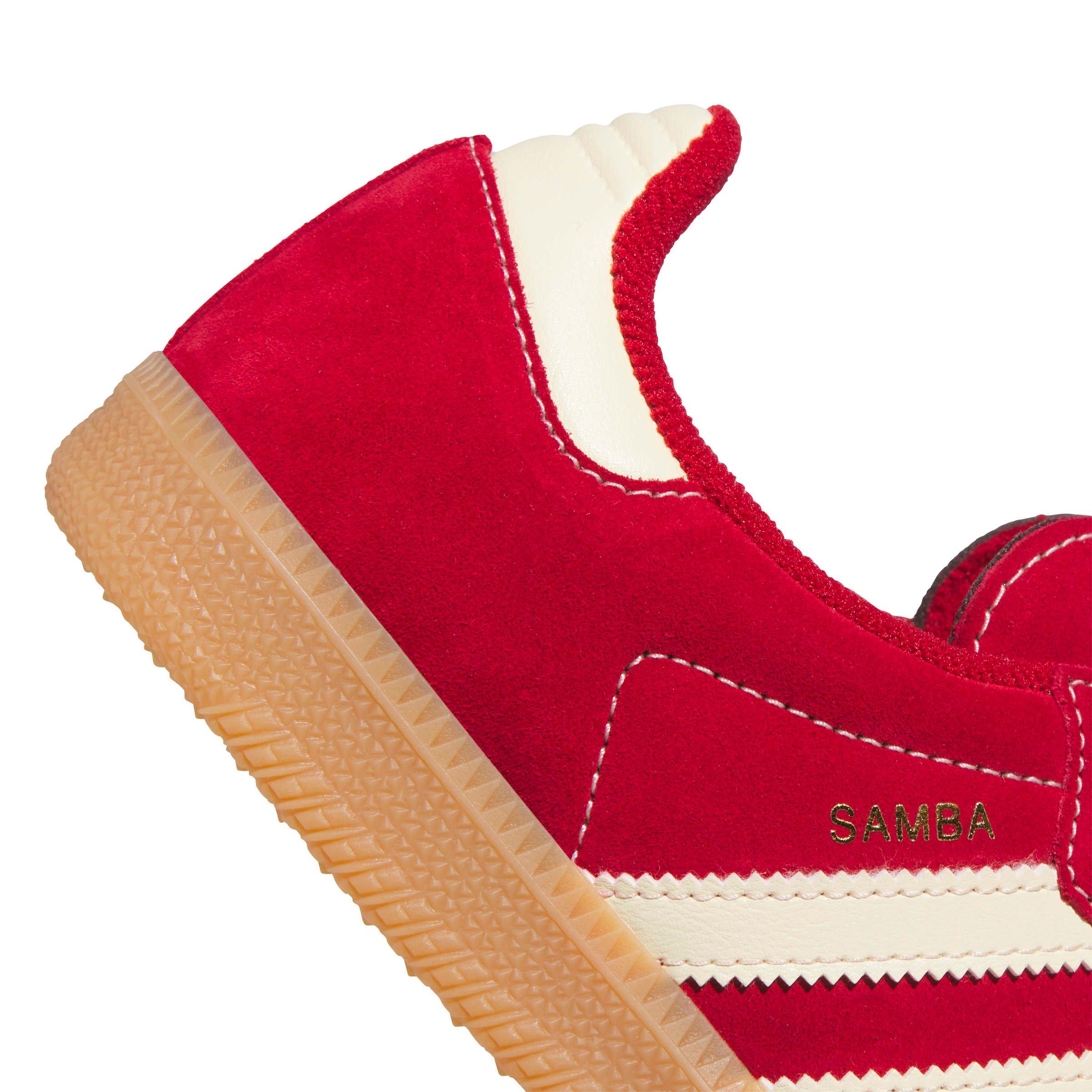 adidas Originals Samba OG "Team Victory Red/Warm Vanilla" Women's Shoe - RED Thumbnail View 8