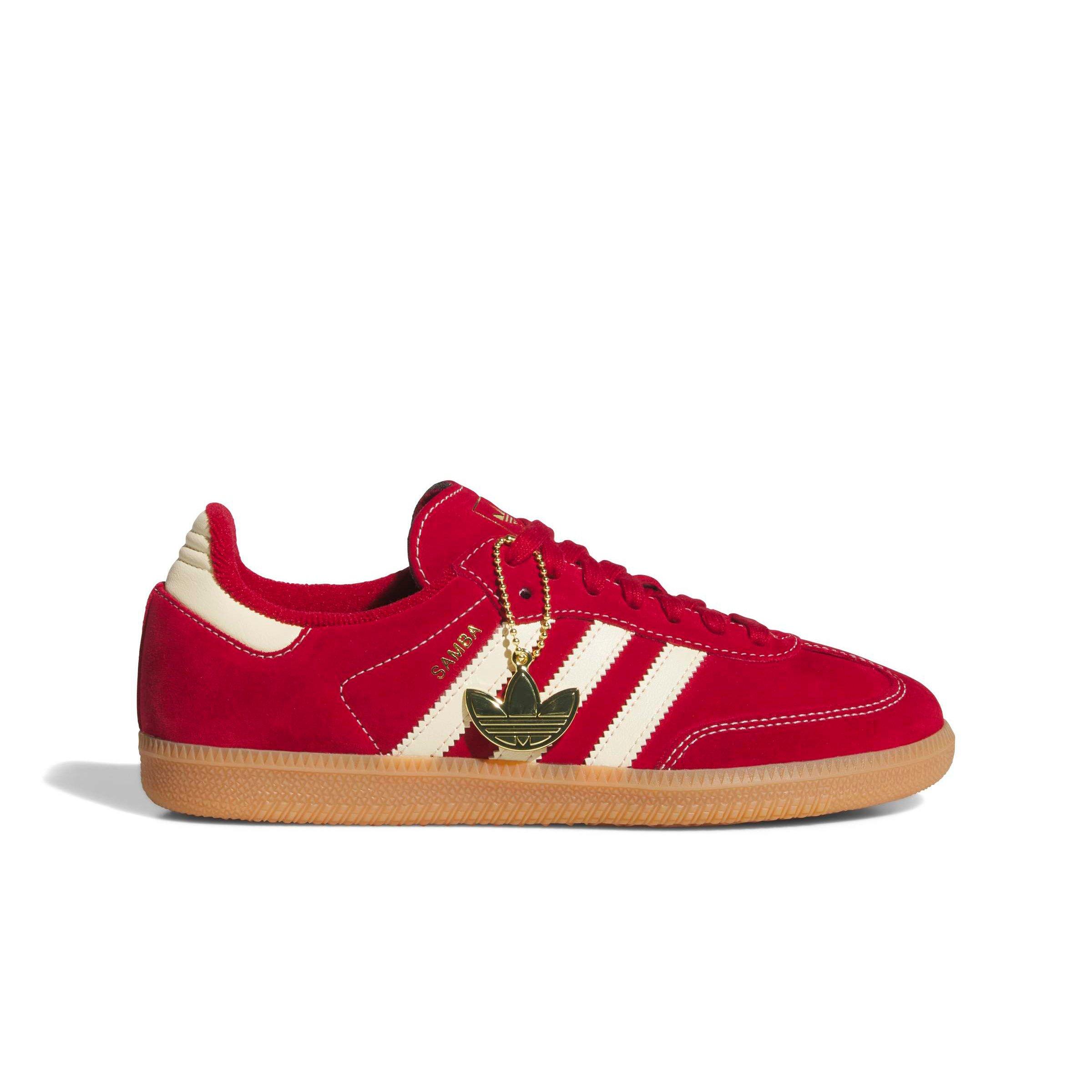 adidas Originals Samba OG "Team Victory Red/Warm Vanilla" Women's Shoe - RED Thumbnail View 1