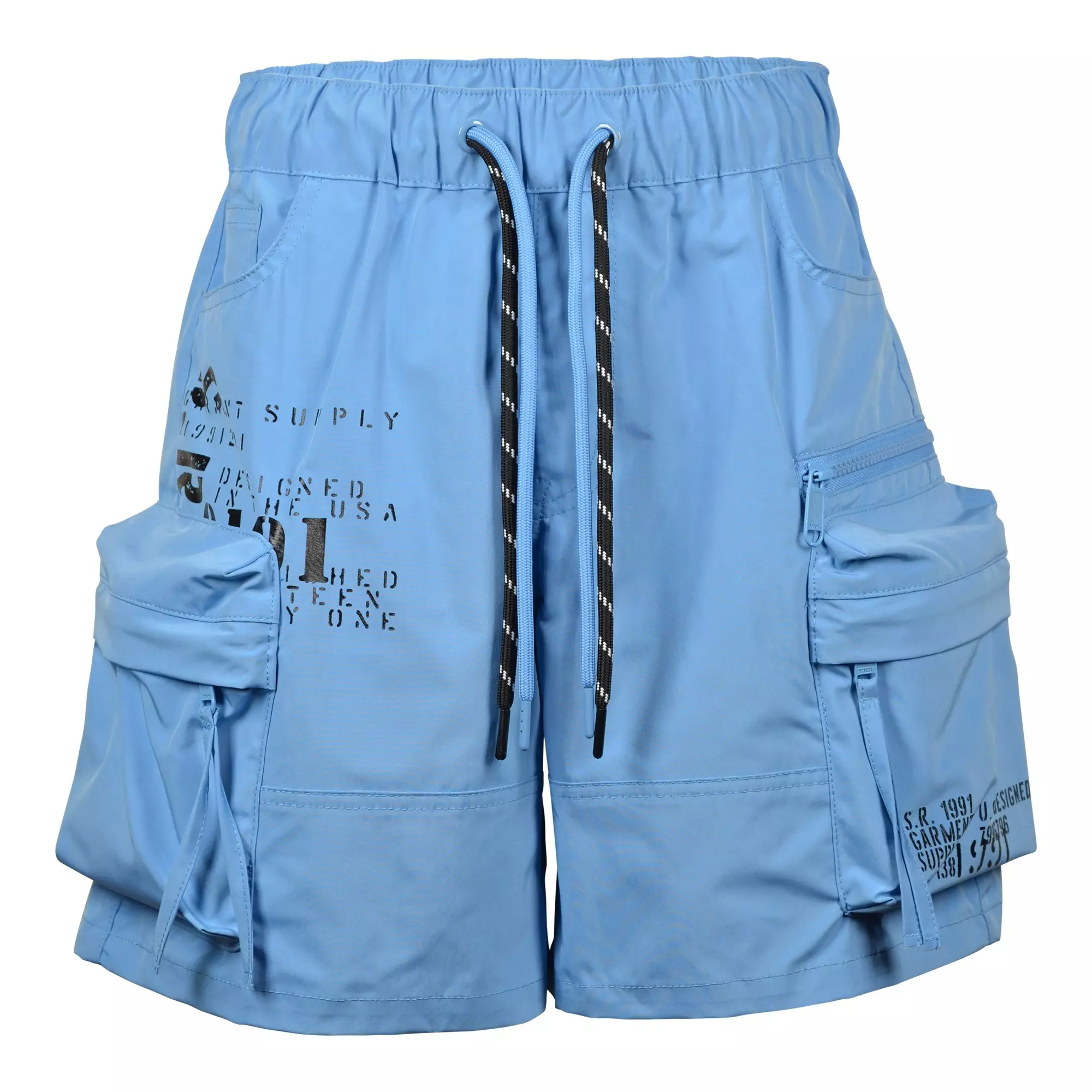 Smoke Rise Big Boys' Nylon Shorts - University Blue - BLUE