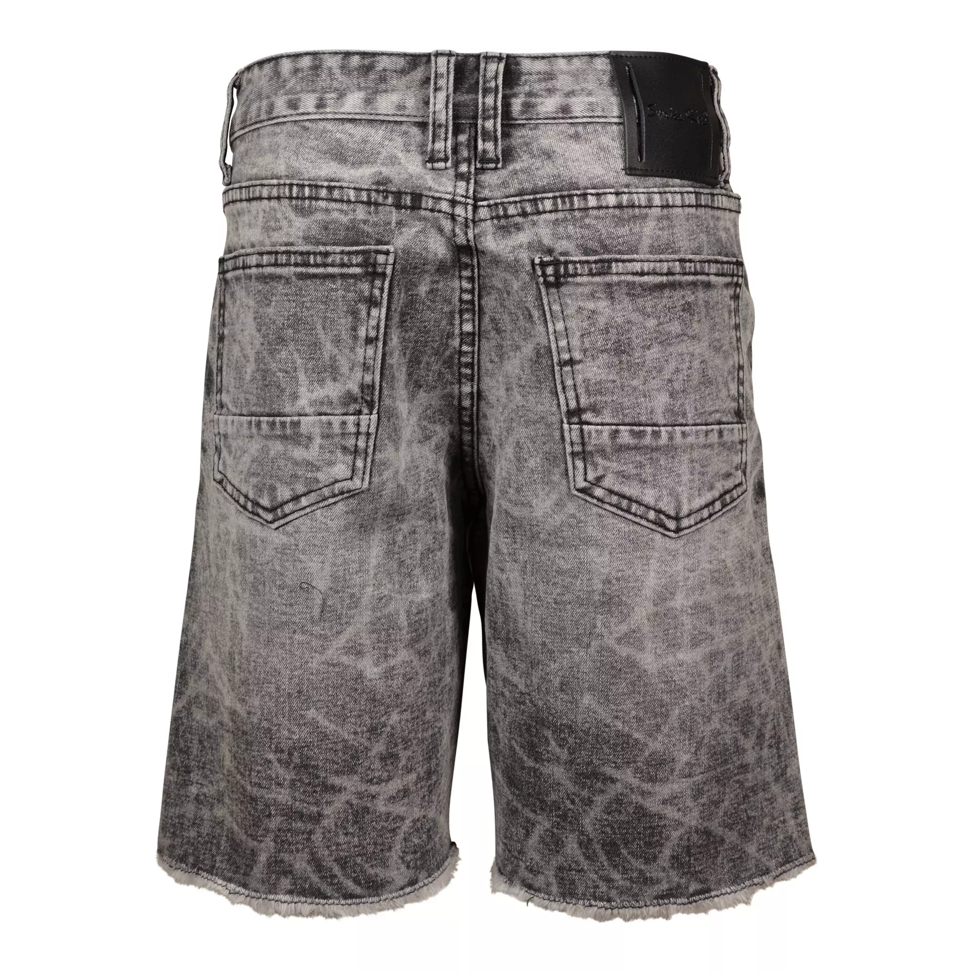 Smoke Rise Big Boys' Starry Denim Shorts - Smoke - BLACK WASH DENIM