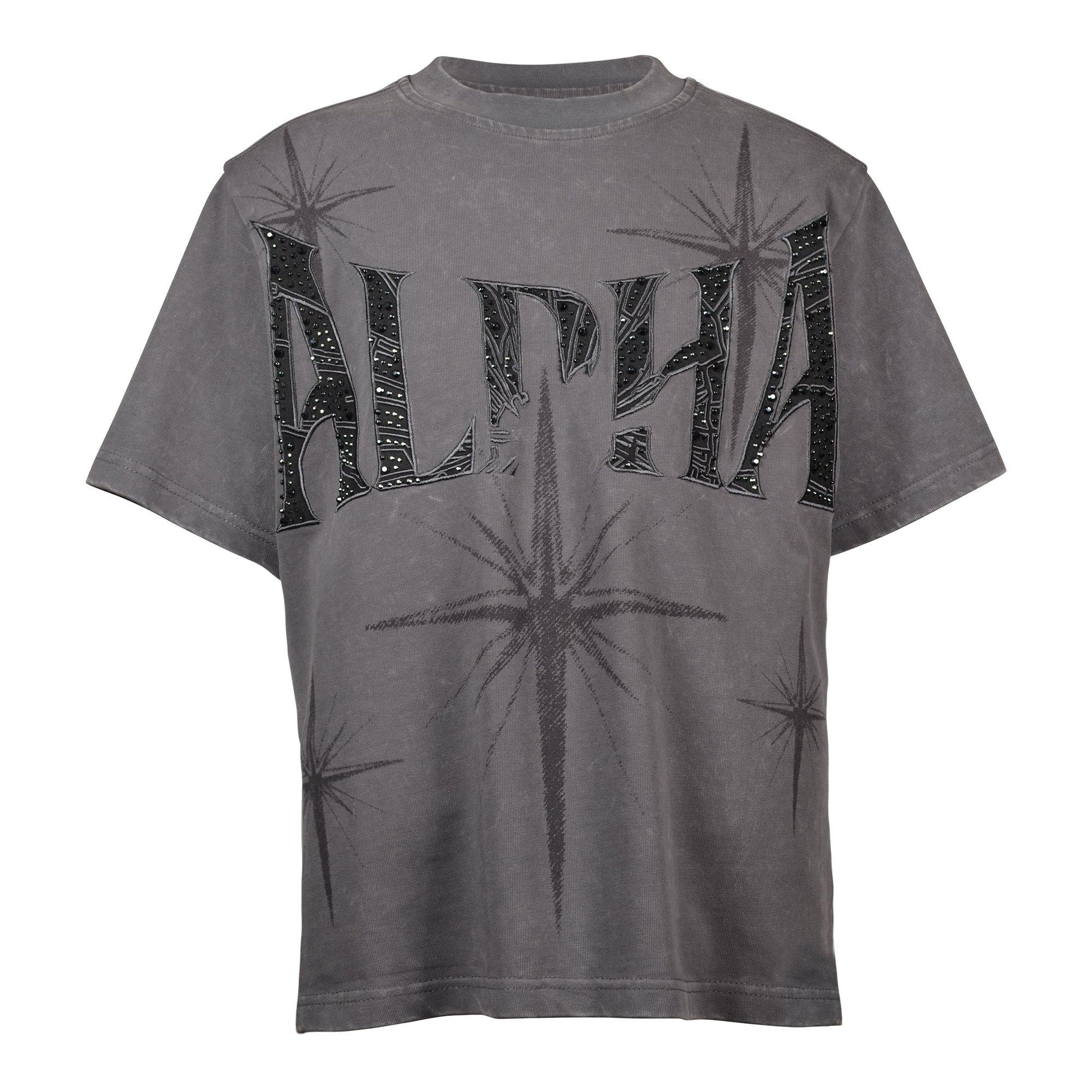 Smoke Rise Big Boys' Wide Crop Alpha Tee - GREY Thumbnail View 1