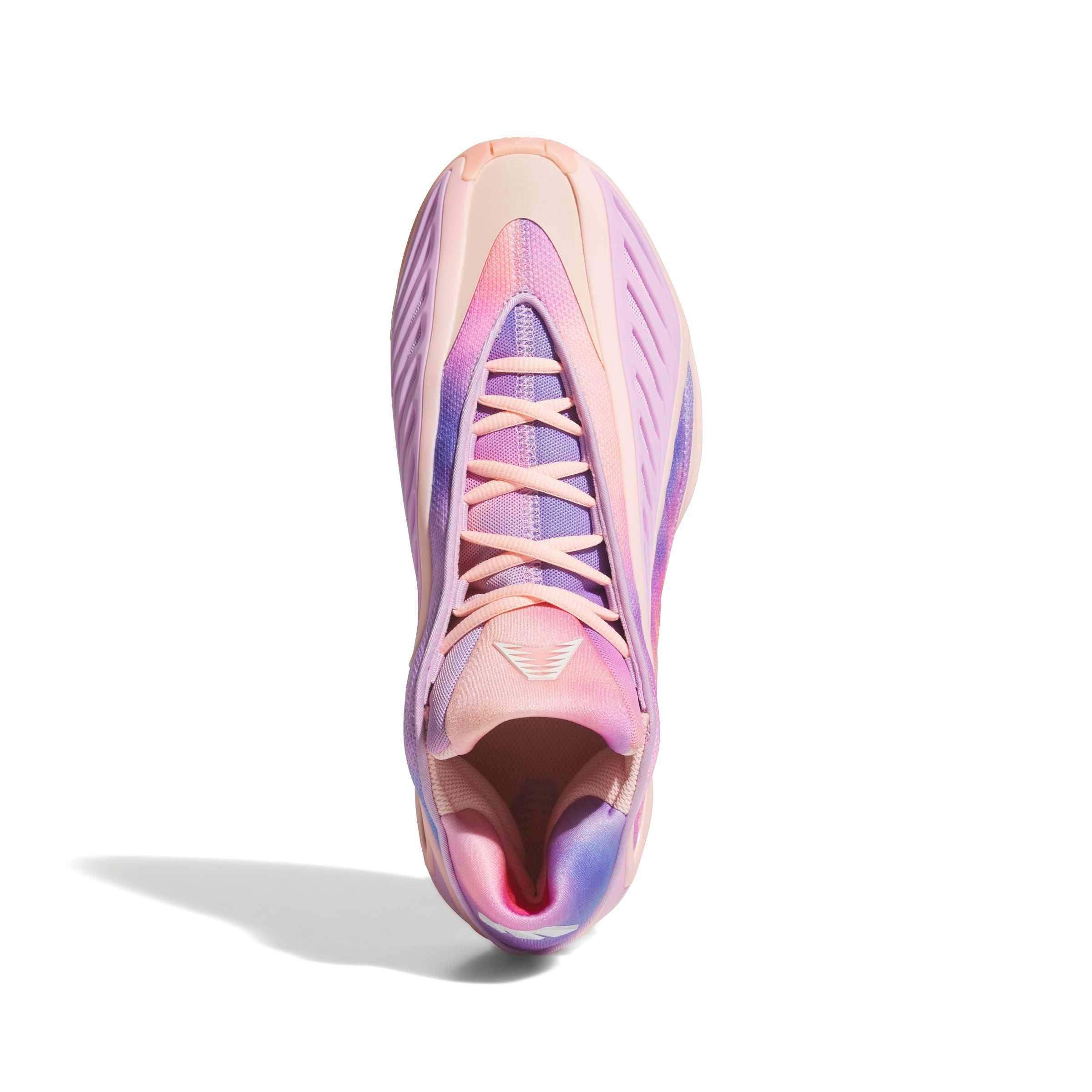 adidas Anthony Edwards 2 "WNBA" Men's Basketball Shoe - HAZE CORAL/BLISS LILAC/ZERO METALLIC Thumbnail View 6