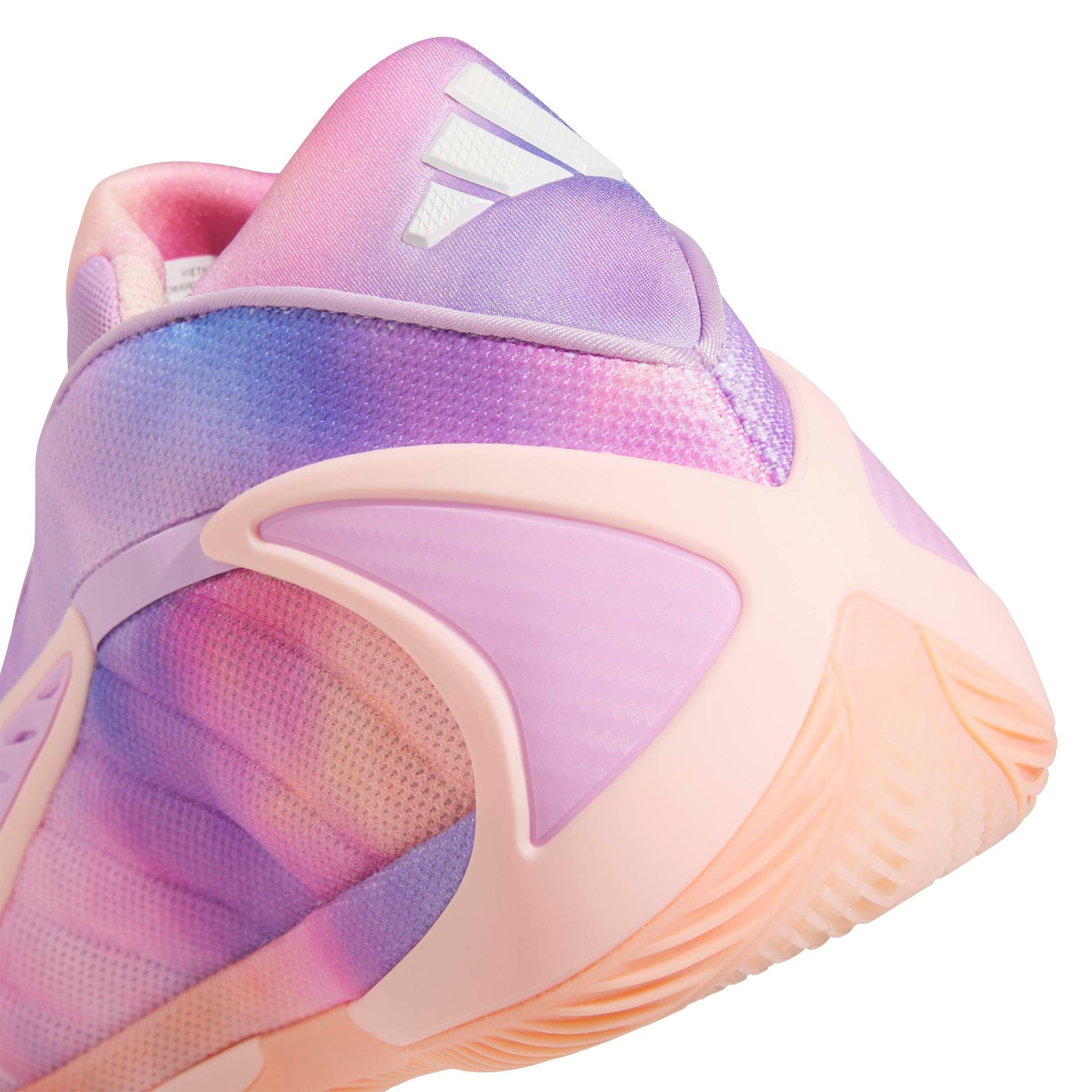 adidas Anthony Edwards 2 "WNBA" Men's Basketball Shoe - HAZE CORAL/BLISS LILAC/ZERO METALLIC Thumbnail View 8