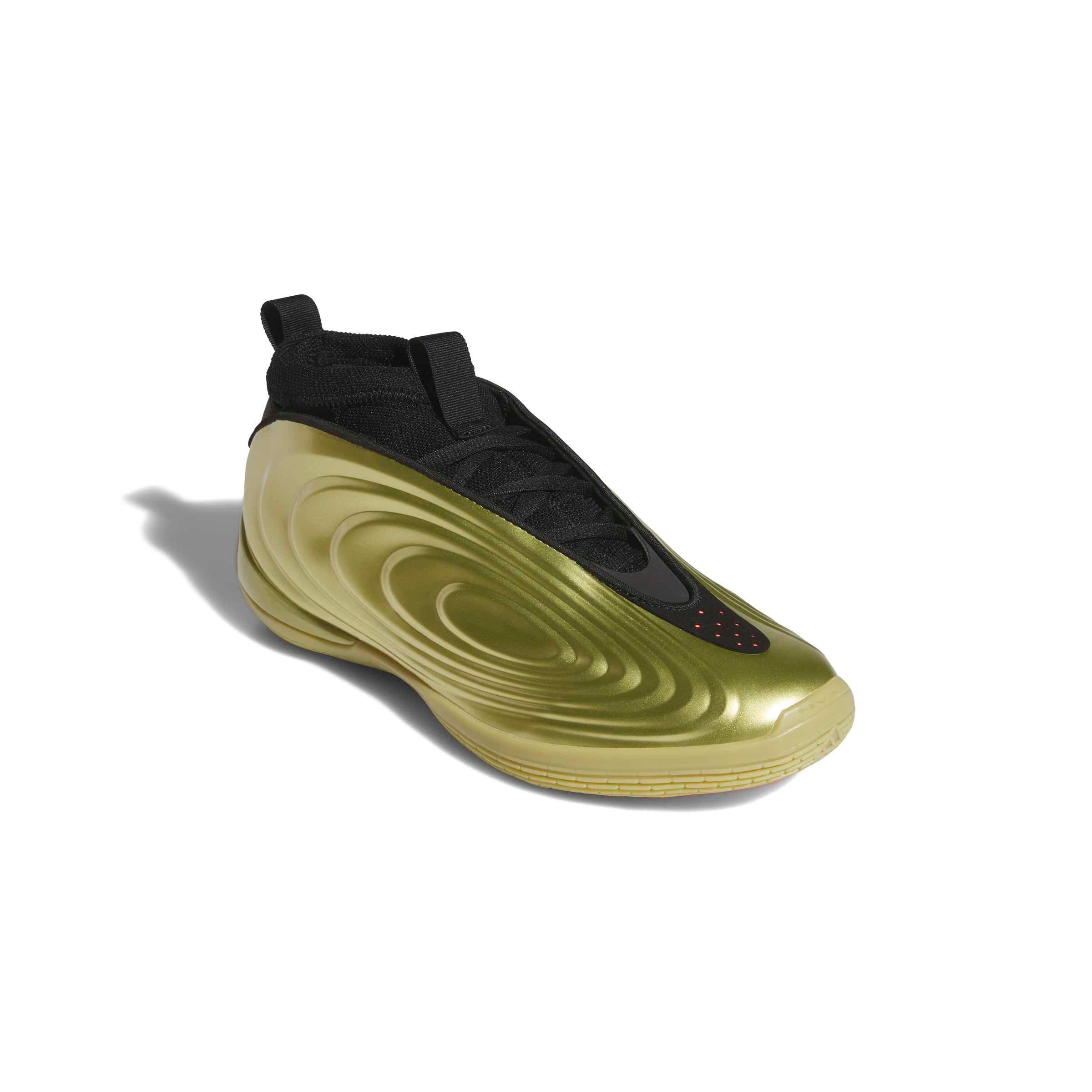adidas Harden X "Gold Metallic" Men's Basketball Shoe - GOLD METALLIC/CORE BLACK/SOLAR TURBO Thumbnail View 3