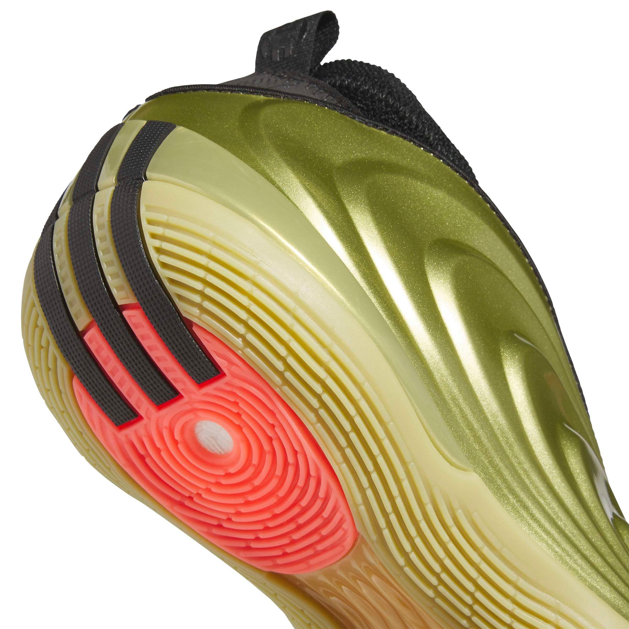 adidas Harden X "Gold Metallic" Men's Basketball Shoe - GOLD METALLIC/CORE BLACK/SOLAR TURBO Thumbnail View 5