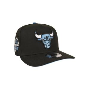 New Era Chicago Bulls 9FIFTY A-Frame XIV Snapback Hat-Black/Light Blue