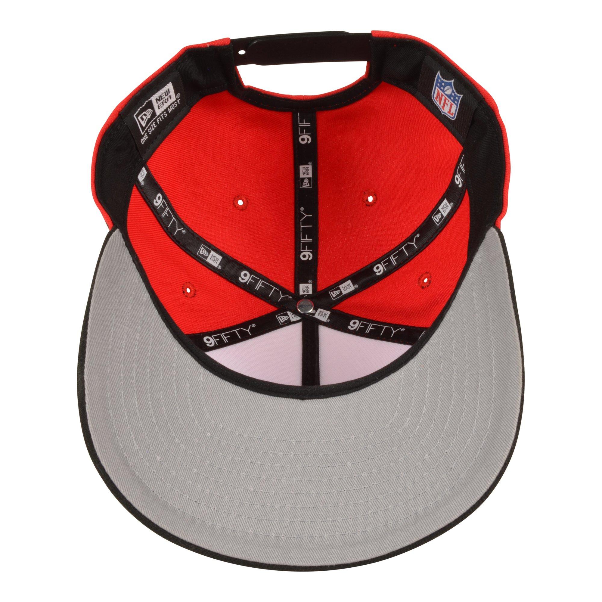 New Era San Francisco 49ers 9FIFTY A-Frame Snapback Hat-Red - RED/WHITE Thumbnail View 5