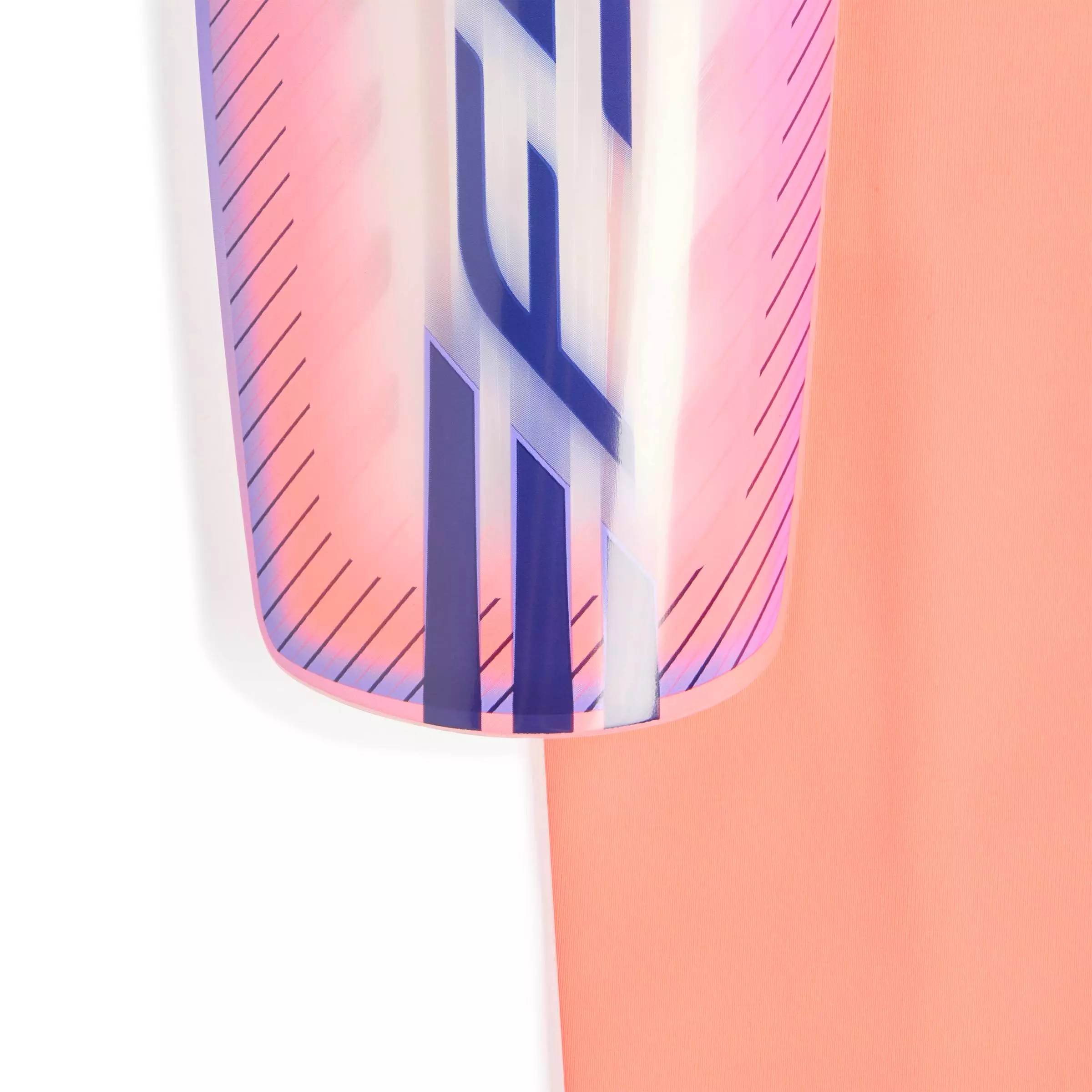 adidas F50 League Soccer Shin Guards - Solar Turbo/Solar Purple - WHITE/PURPLE