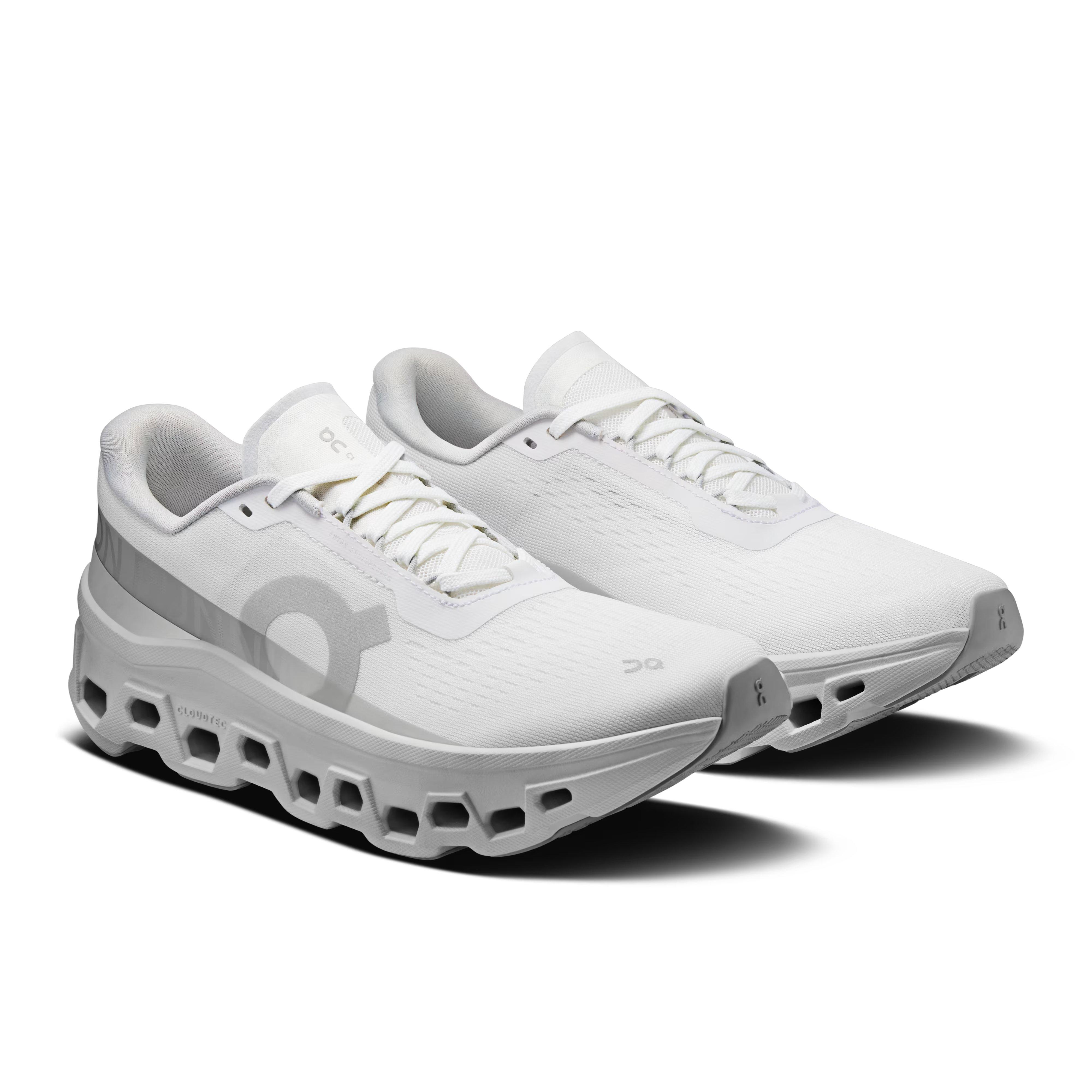 On Cloudmonster 1 "White/White" Women's Shoe - WHITE Thumbnail View 6