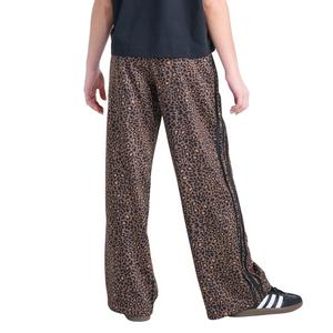 adidas Big Girls' Firebird Cheetah Pants - BROWN/BLACK