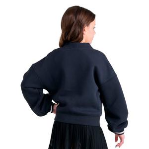adidas Big Girls' Varsity Cardigan - BLACK