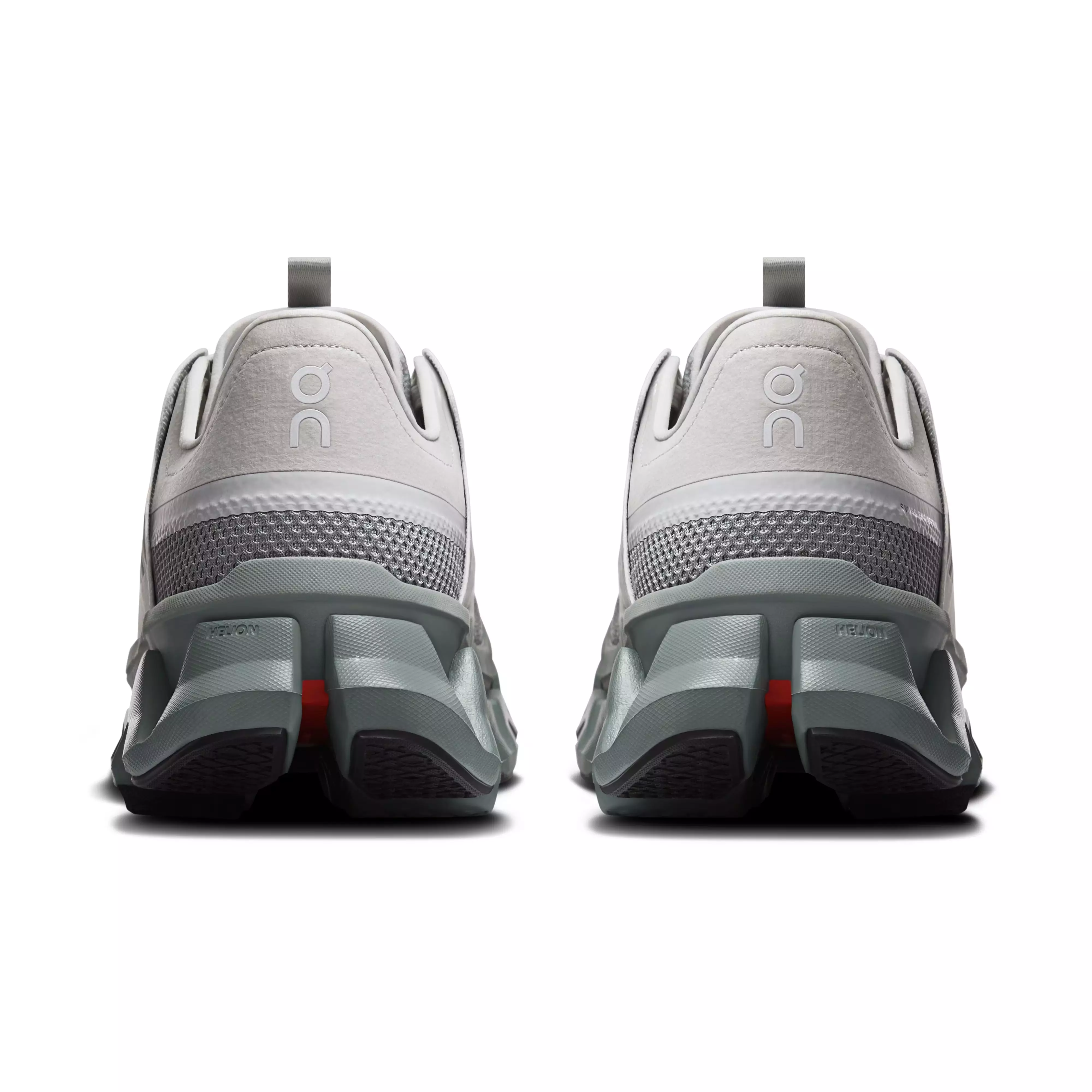 On Cloudswift Amp "Glacier/Apollo" Men's Shoe - GREY/RED
