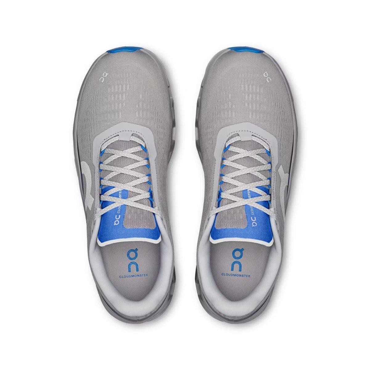 On Cloudmonster 1 "Alloy/Jay" Men's Shoe - GREY/ROYAL