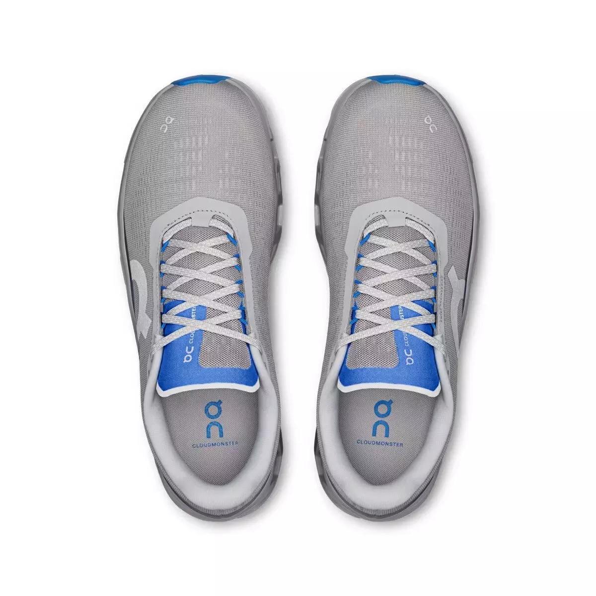On Cloudmonster 1 "Alloy/Jay" Men's Shoe - GREY/ROYAL