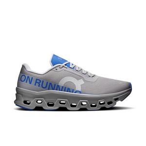 On Cloudmonster 1 "Alloy/Jay" Men's Shoe - GREY/ROYAL