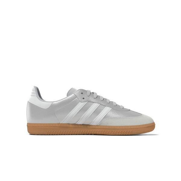 adidas Originals Samba OG "Silver Metallic/Ftwr White" Grade School Girls' Shoe