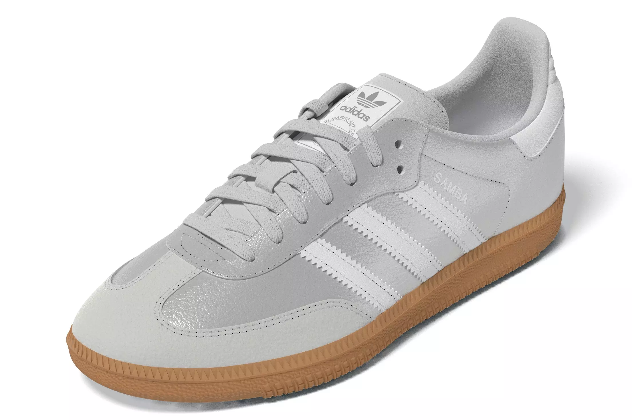 adidas Originals Samba OG "Silver Metallic/Ftwr White" Preschool Girls' Shoe - SILVER