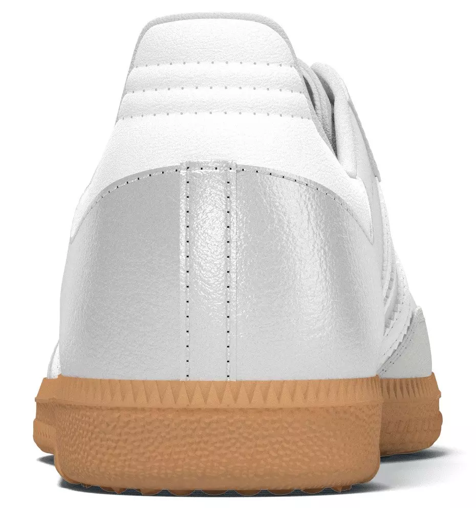adidas Originals Samba OG "Silver Metallic/Ftwr White" Preschool Girls' Shoe - SILVER