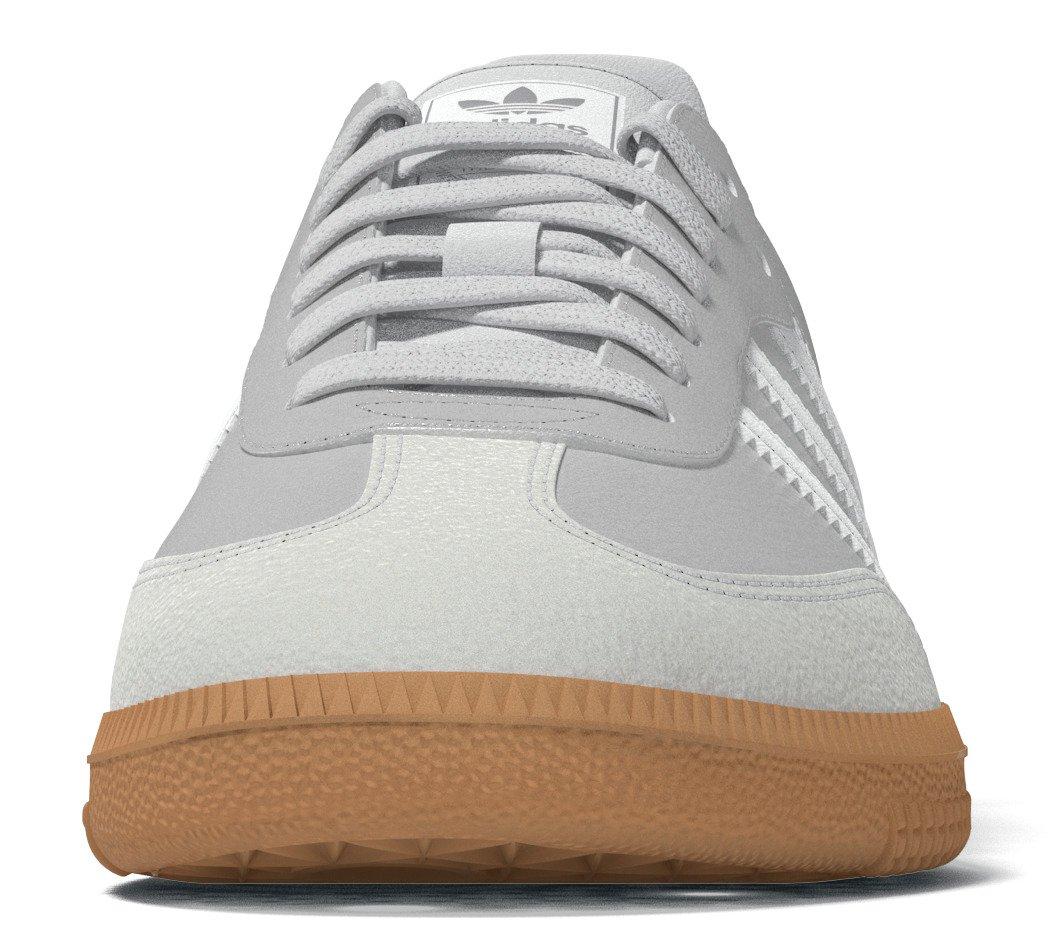 adidas Originals Samba OG "Silver Metallic/Ftwr White" Preschool Girls' Shoe - SILVER Thumbnail View 8