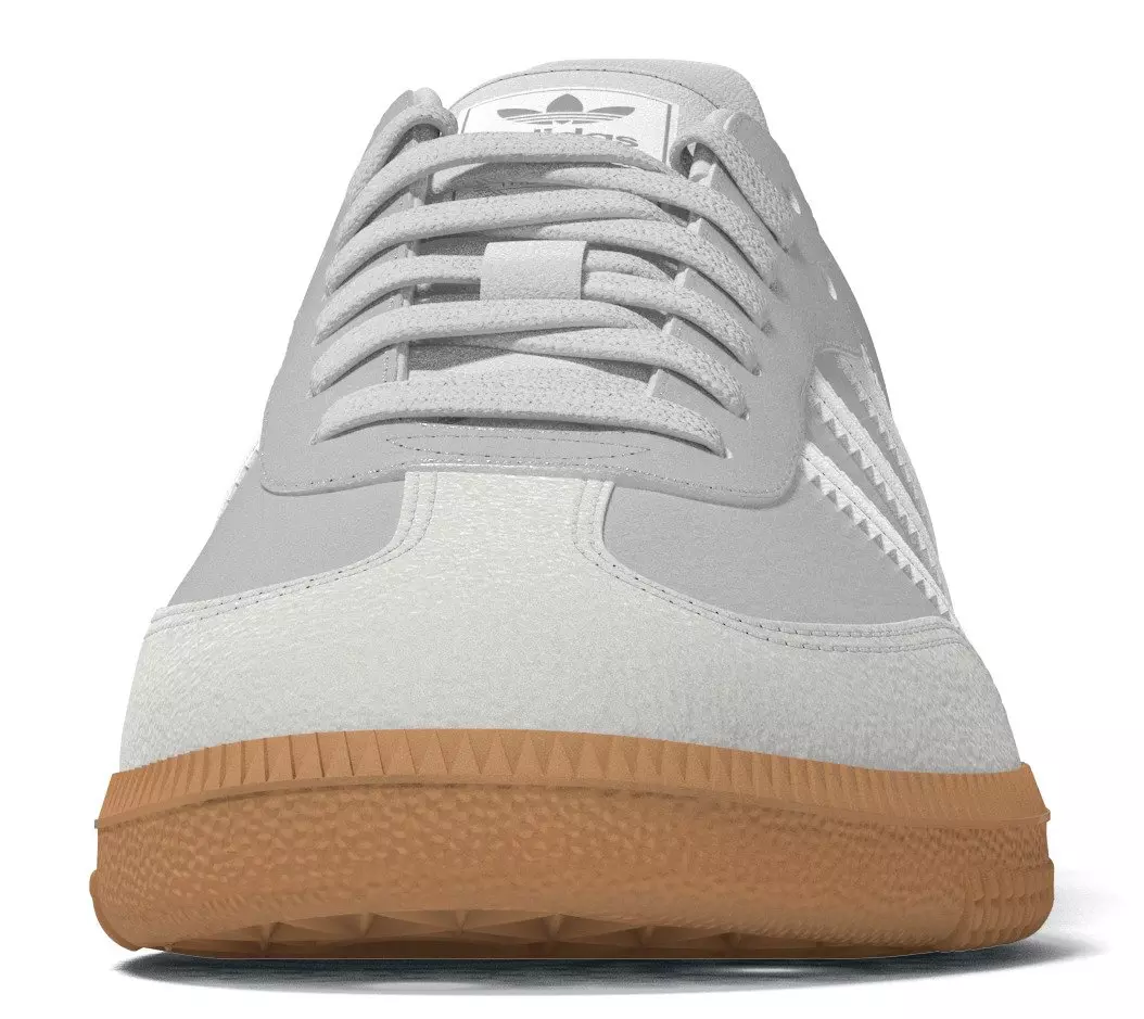 adidas Originals Samba OG "Silver Metallic/Ftwr White" Preschool Girls' Shoe - SILVER