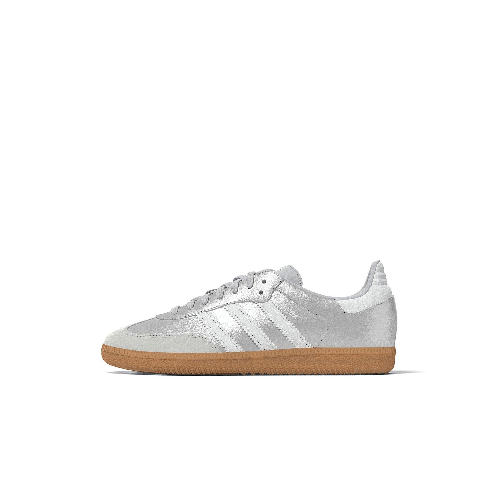 adidas Originals Samba OG Toddler Girls' "Silver Metallic/Ftwr White" Shoe