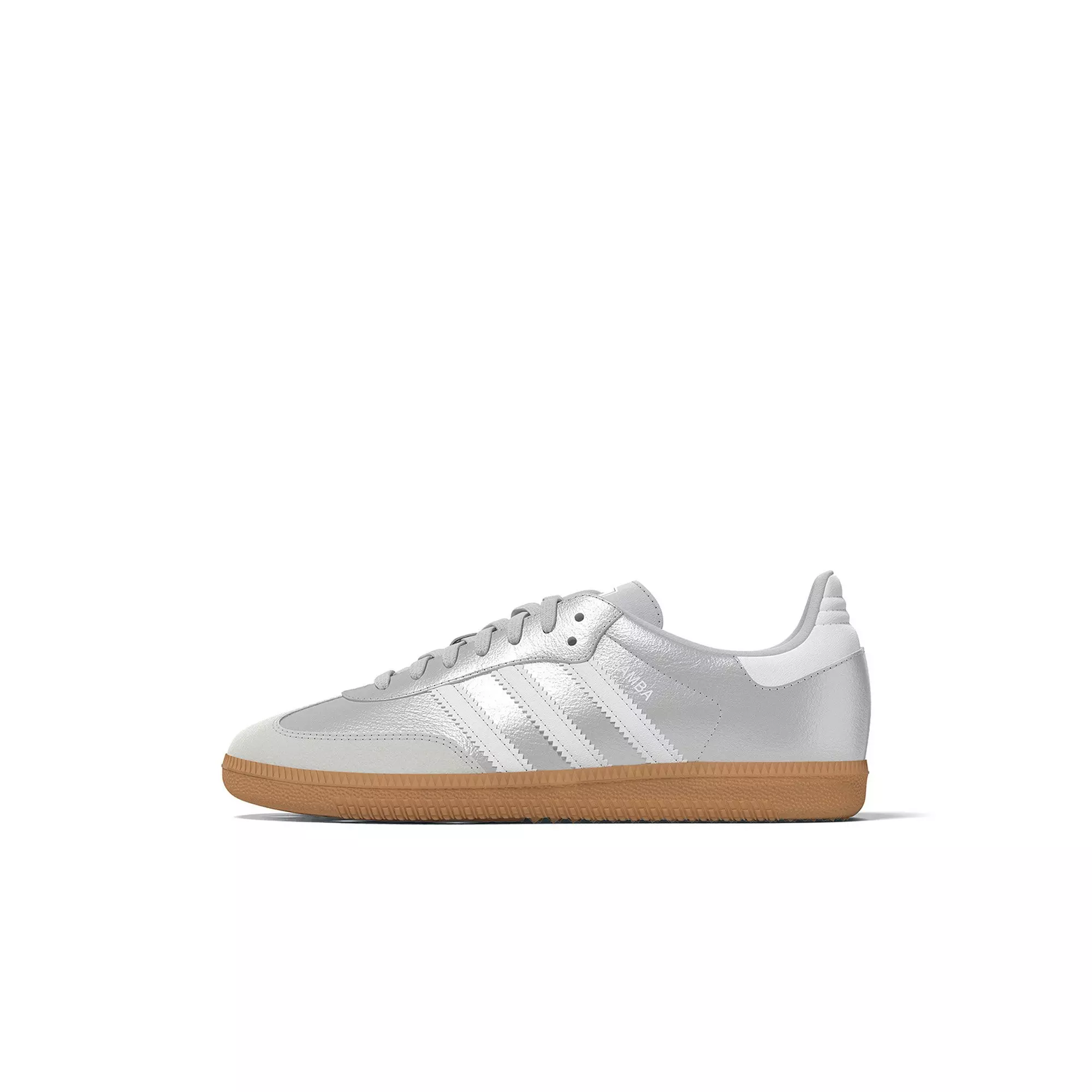 adidas Originals Samba OG "Silver Metallic/Ftwr White" Toddler Girls' Shoe - SILVER