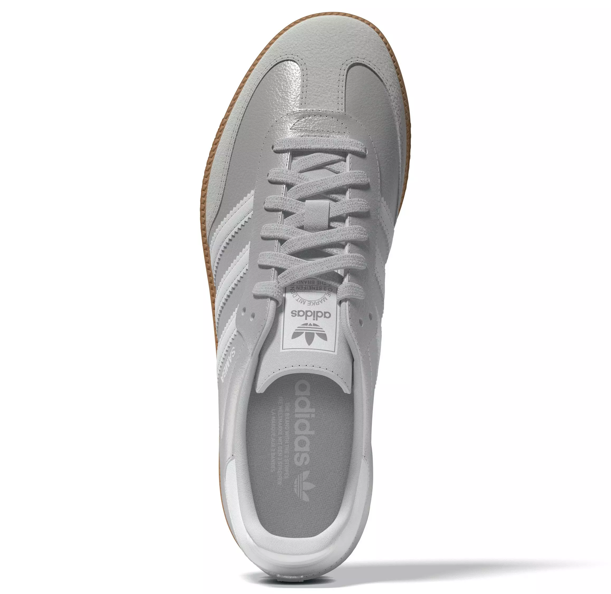adidas Originals Samba OG "Silver Metallic/Ftwr White" Toddler Girls' Shoe - SILVER